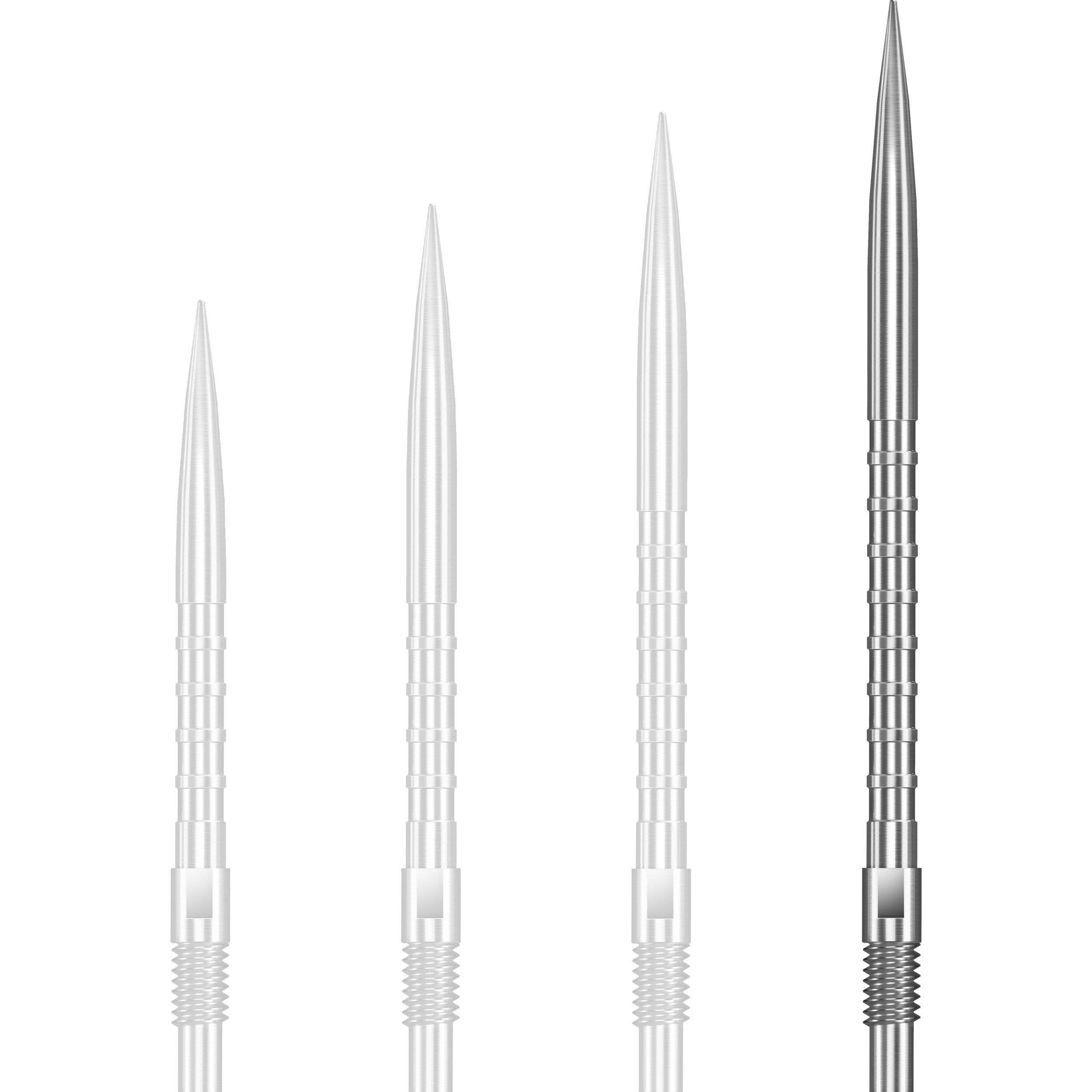 Harrows - Quick Point HM Grip - Silber Harrows - Quick Point HM Grip - Silber