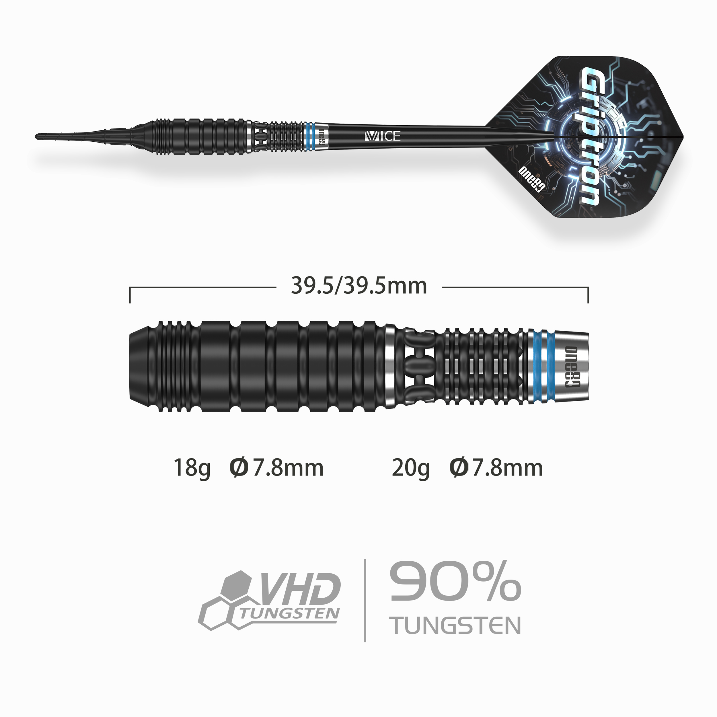 One80 - Griptron GT3 - Softdart One80 - Griptron GT3 - Softdart