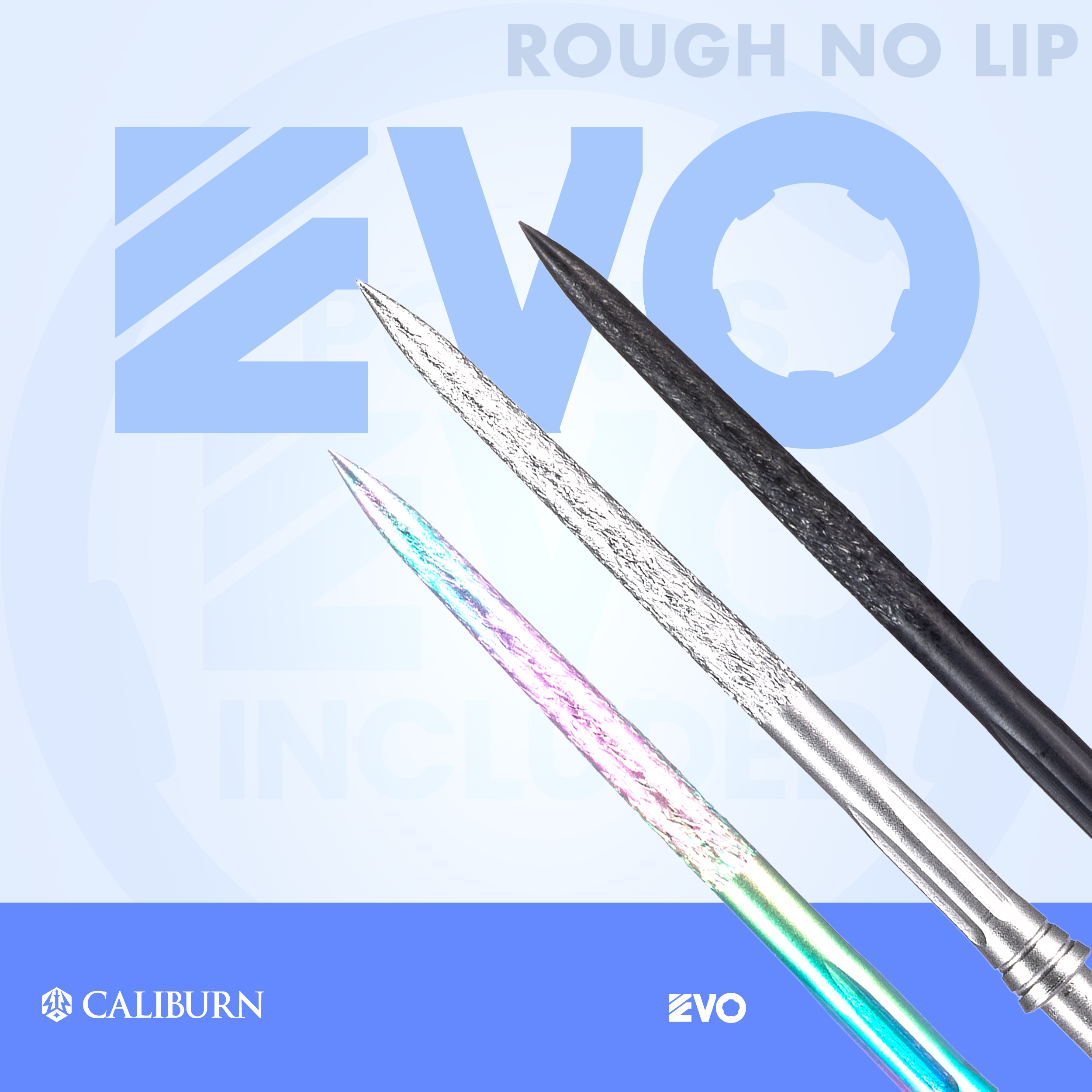 Caliburn - EVO Rough No Lip - Rainbow