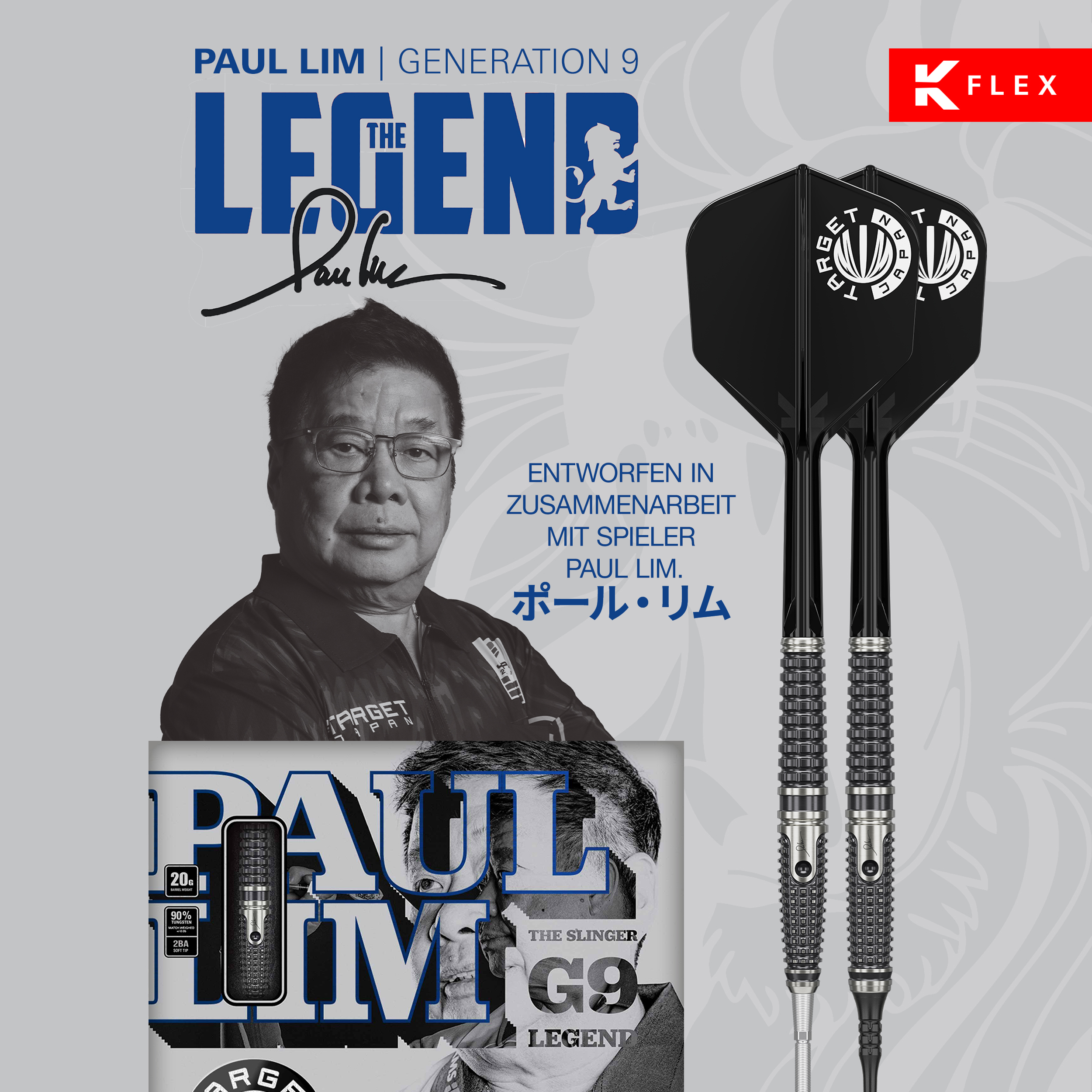 Target Japan - Paul Lim GEN 9 - Softdart