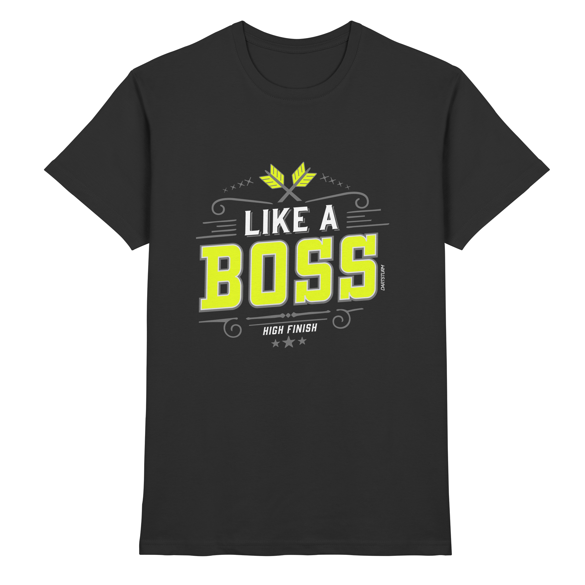 DartSturm - Like a Boss Yellow - Premium Shirt