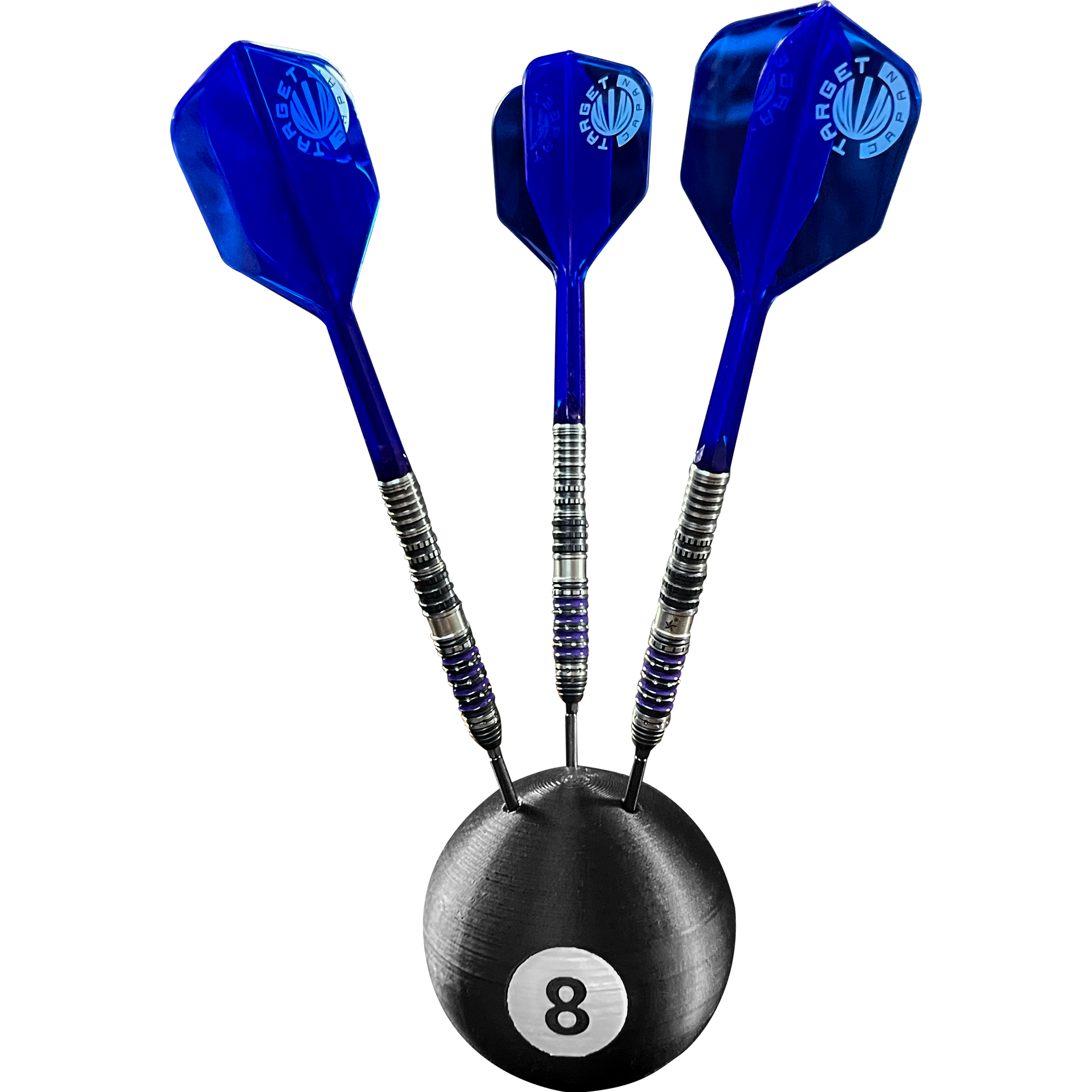 DartSturm - 3D Pool Billard Kugel Dartständer - 3-Fach