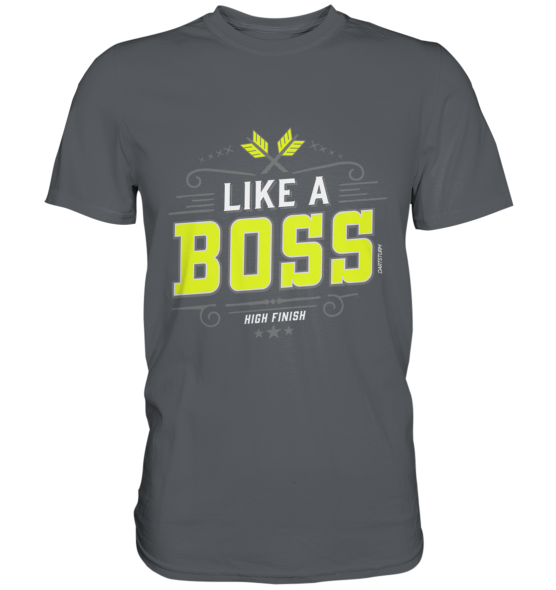 DartSturm - Like a Boss Yellow - Premium Shirt DartSturm - Like a Boss Yellow - Premium Shirt