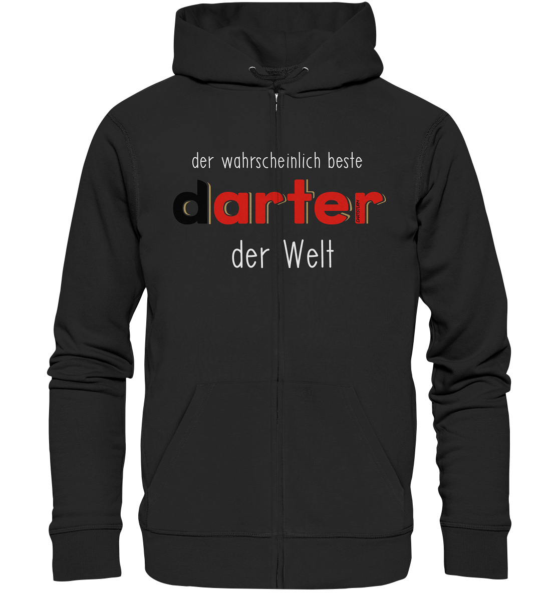 DartSturm - Der wahrscheinlich beste darter der Welt Weiß - Organic Zipper DartSturm - Der wahrscheinlich beste darter der Welt Weiß - Organic Zipper
