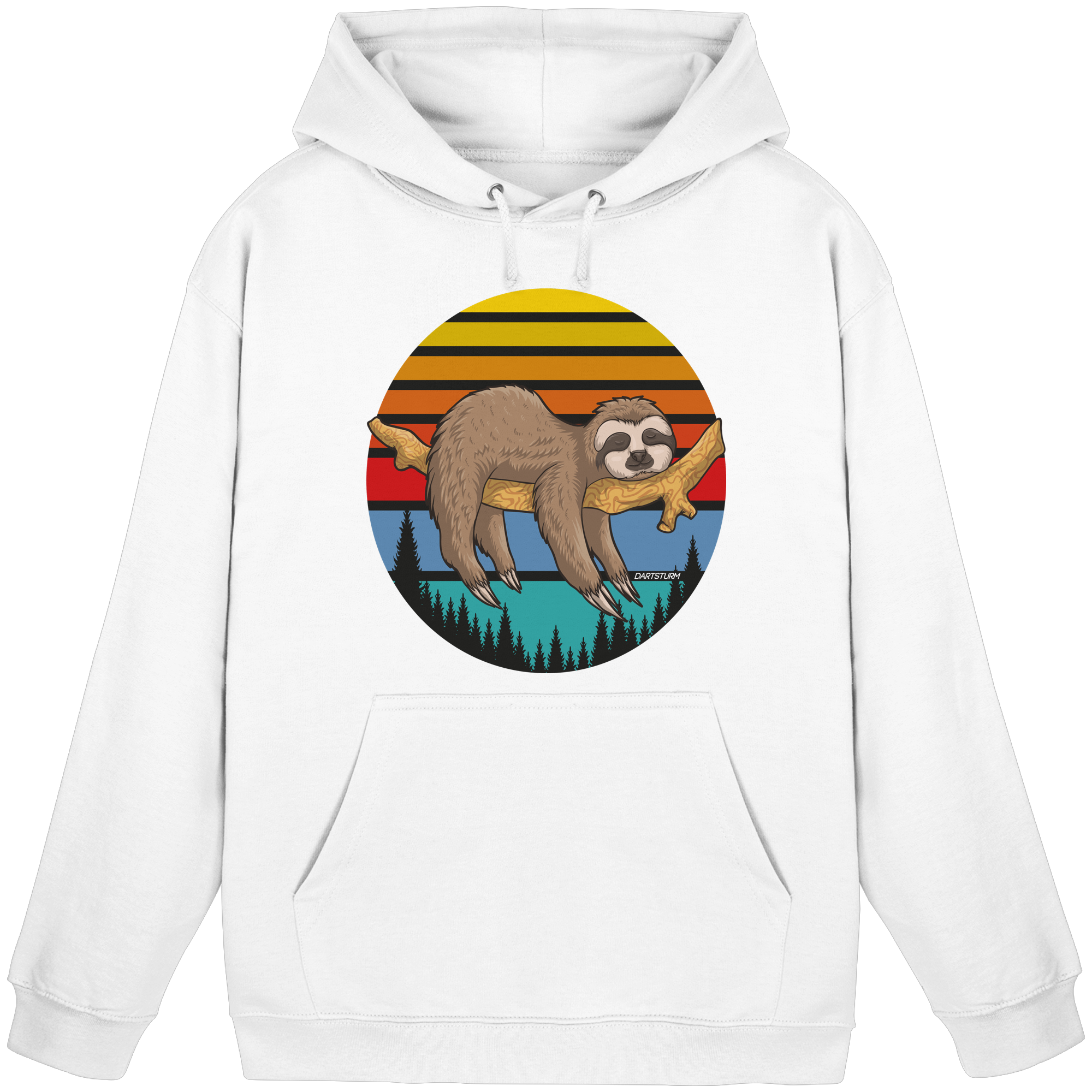 DartSturm - Lazy Sloth - Basic Unisex Hoodie DartSturm - Lazy Sloth - Basic Unisex Hoodie