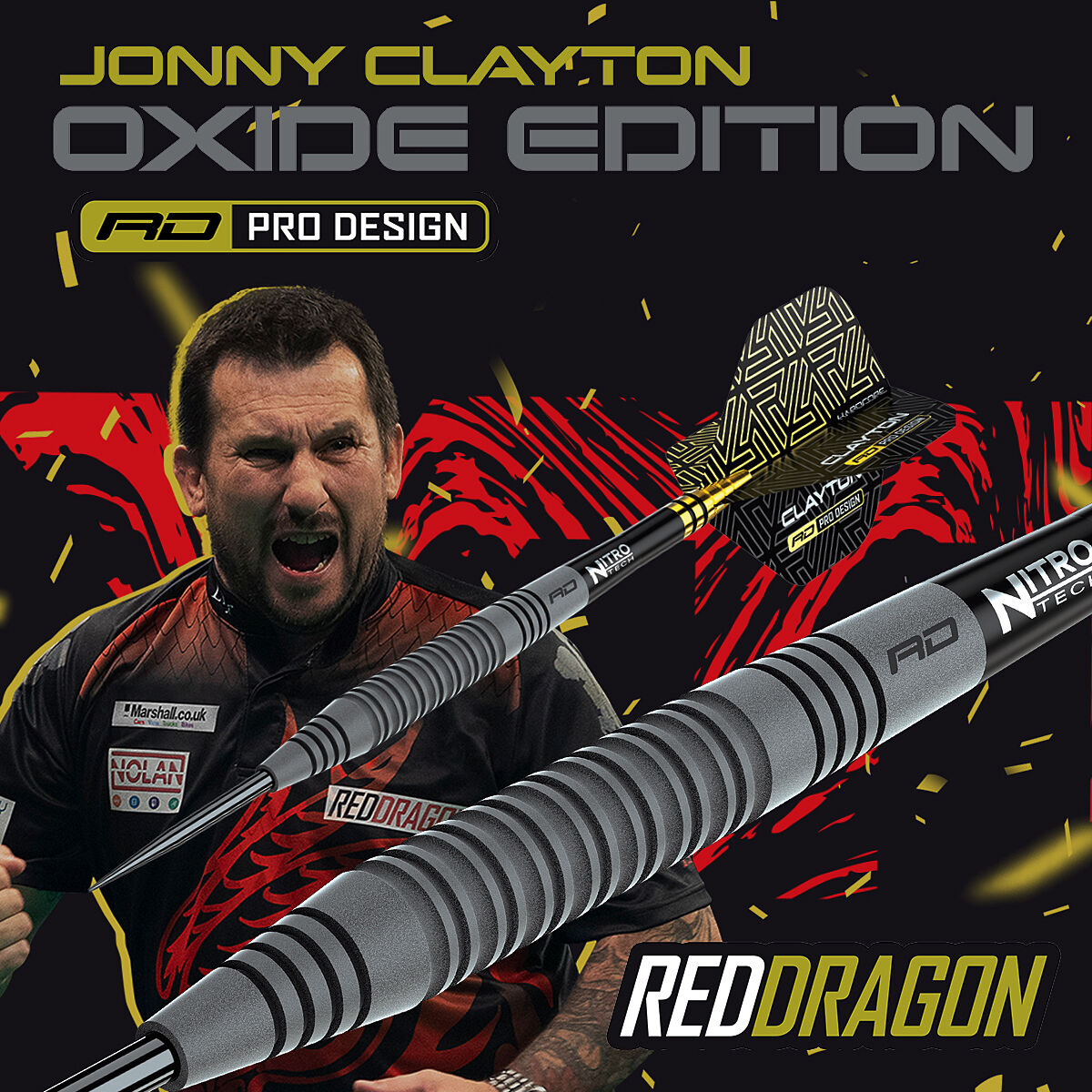 Red Dragon - Jonny Clayton Oxide - Steeldart