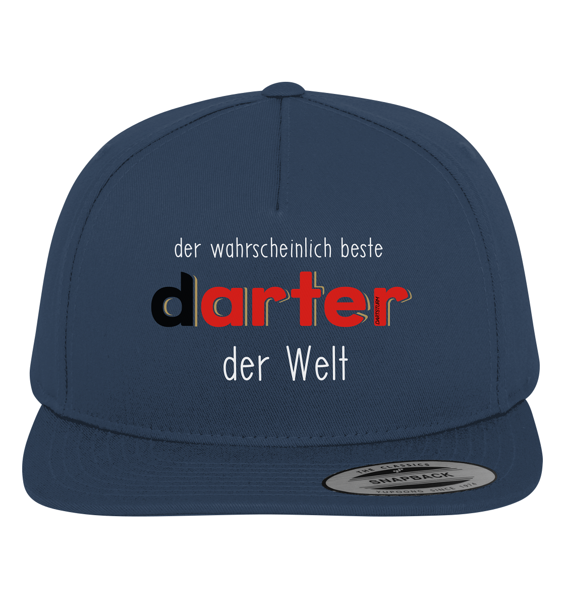 DartSturm - Der wahrscheinlich beste darter der Welt Weiß - Premium Snapback