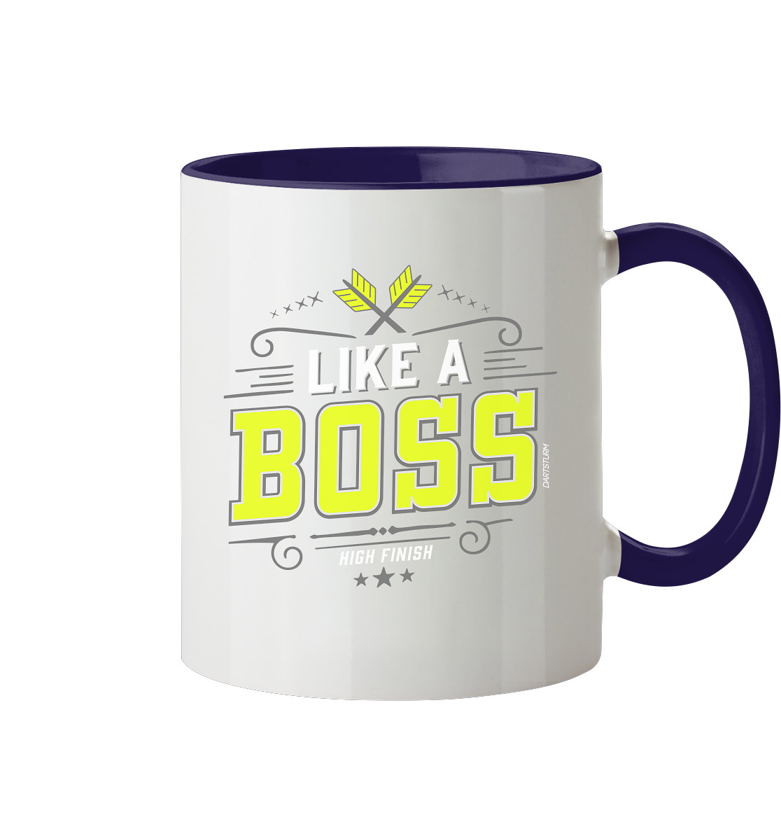 DartSturm - Like a Boss Yellow - Tasse zweifarbig