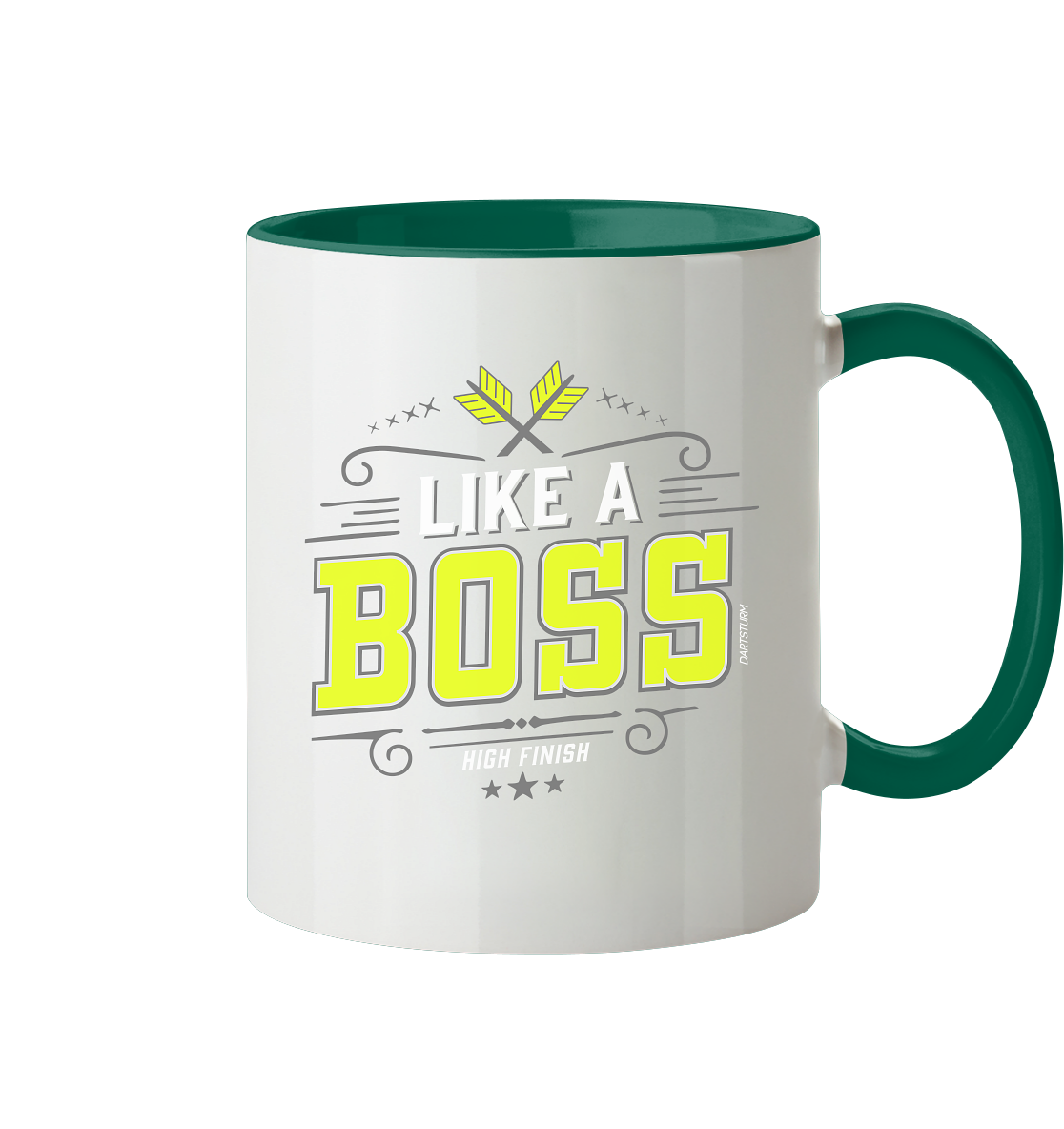 DartSturm - Like a Boss Yellow - Tasse zweifarbig