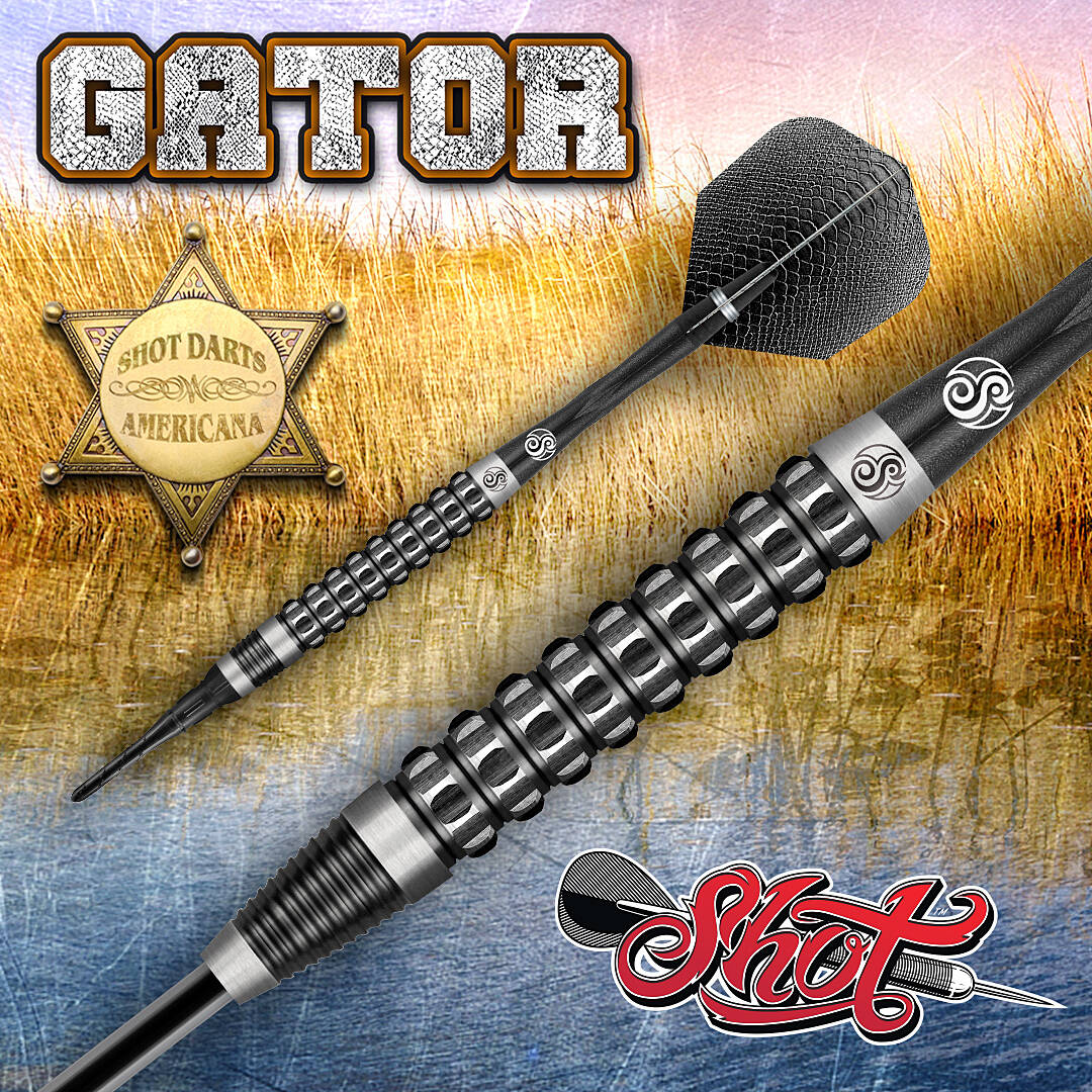 Shot-Americana-Gator-Banner Elektrisches Gerät, mikrofon