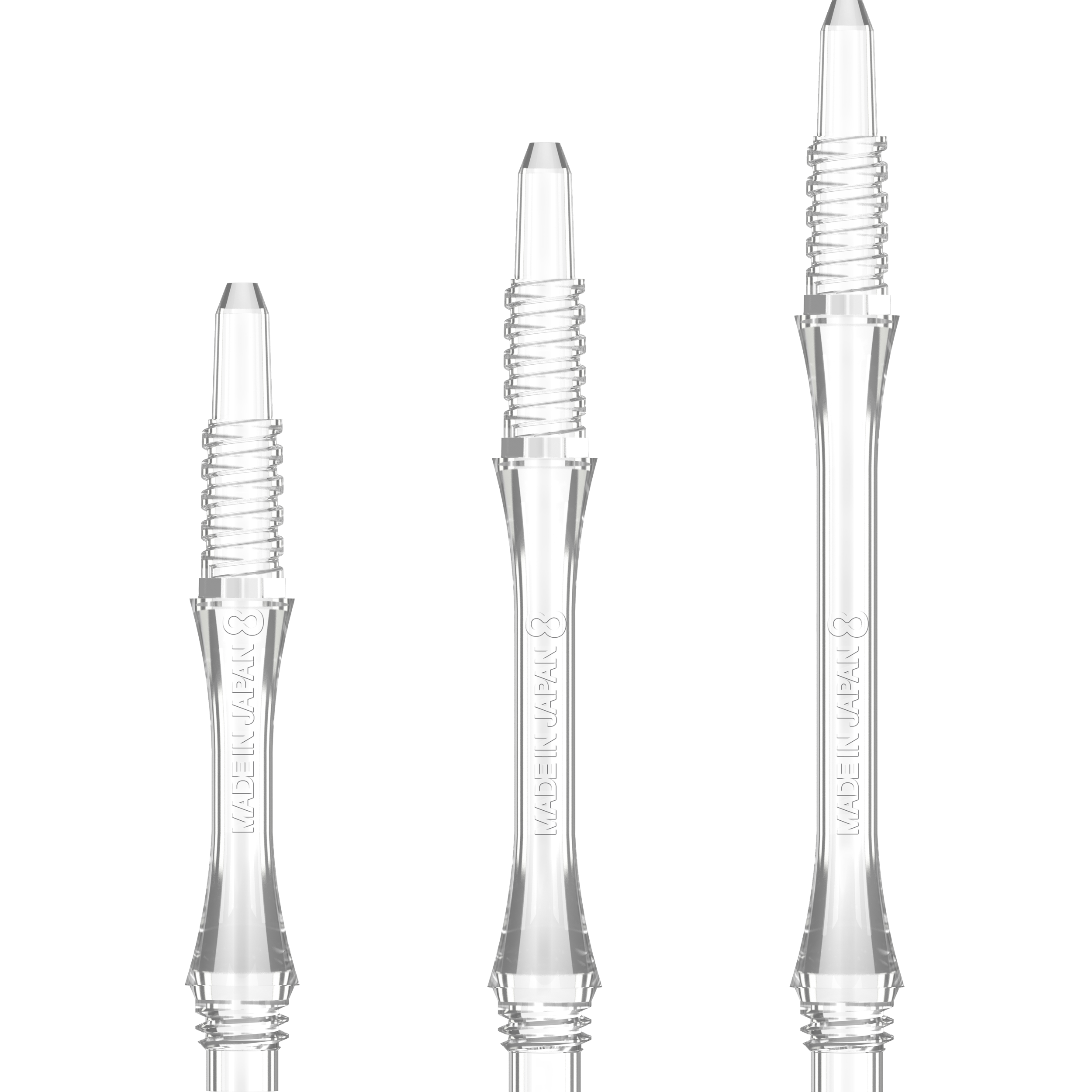 8 Flight - Slim Fixed Shaft - Transparent 8 Flight - Slim Fixed Shaft - Transparent