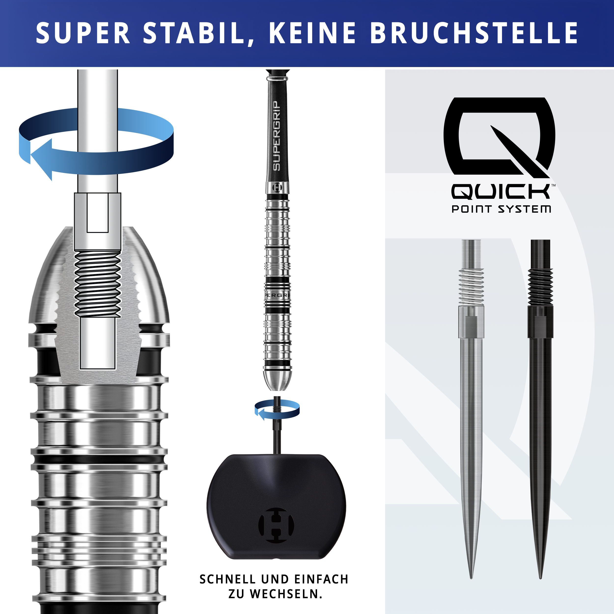 Harrows - Quick Point - Schwarz Harrows - Quick Point - Schwarz