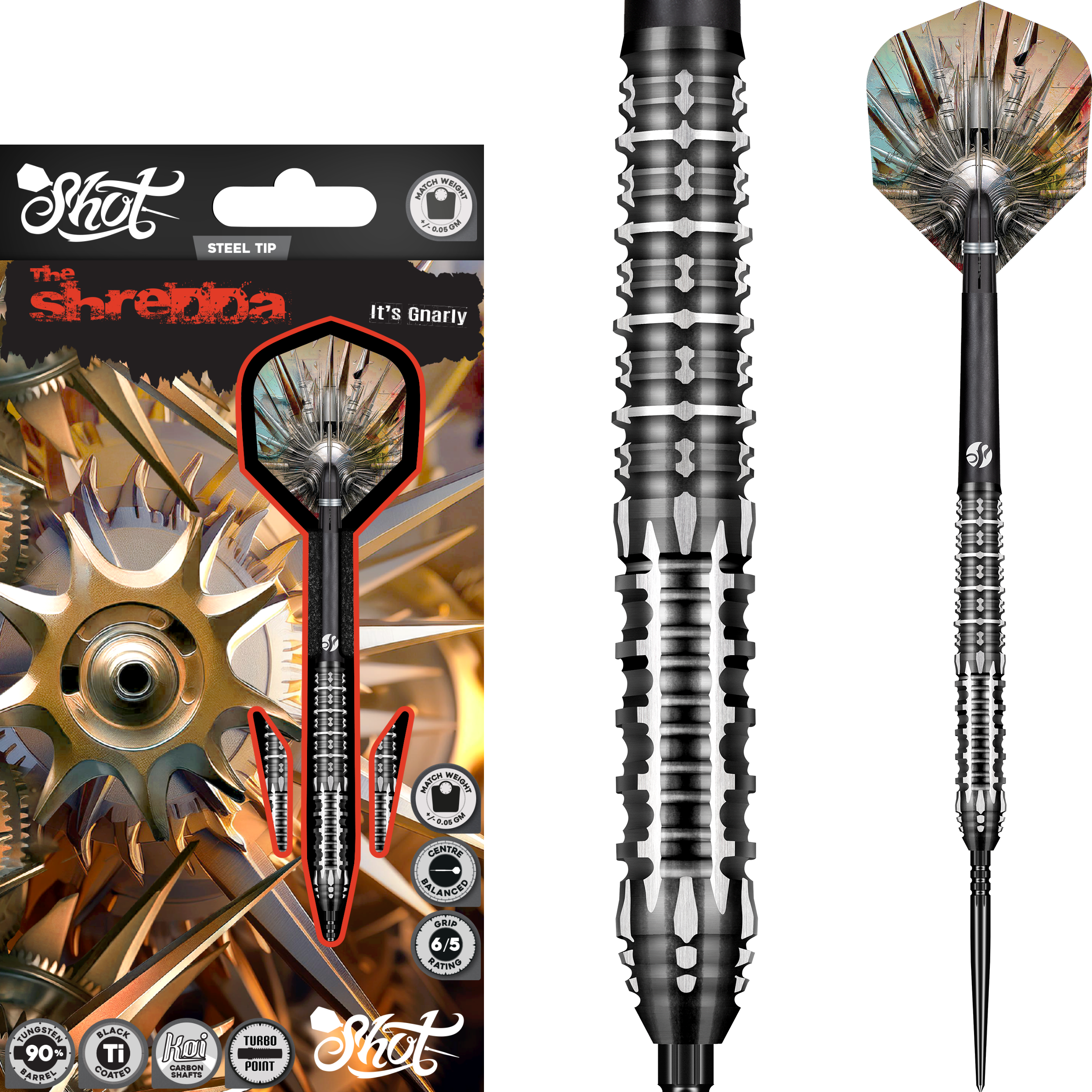 Shot - Turbo Point - Gnarly Shredda - Steeldart