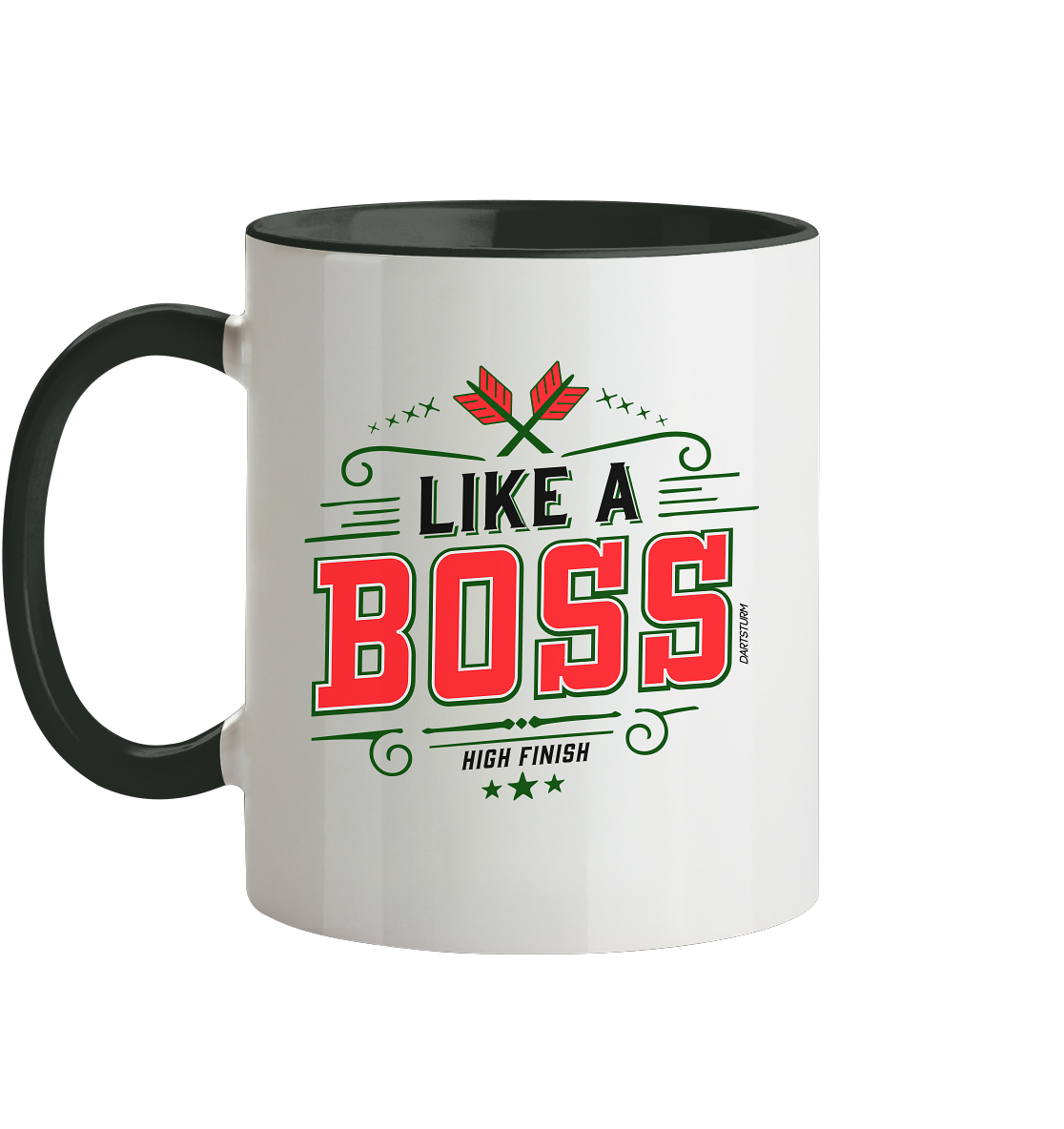 DartSturm - Like a Boss Red - Tasse zweifarbig DartSturm - Like a Boss Red - Tasse zweifarbig
