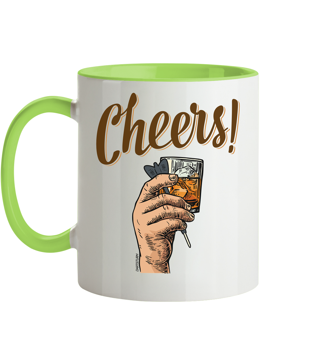 DartSturm - Cheers - Tasse zweifarbig