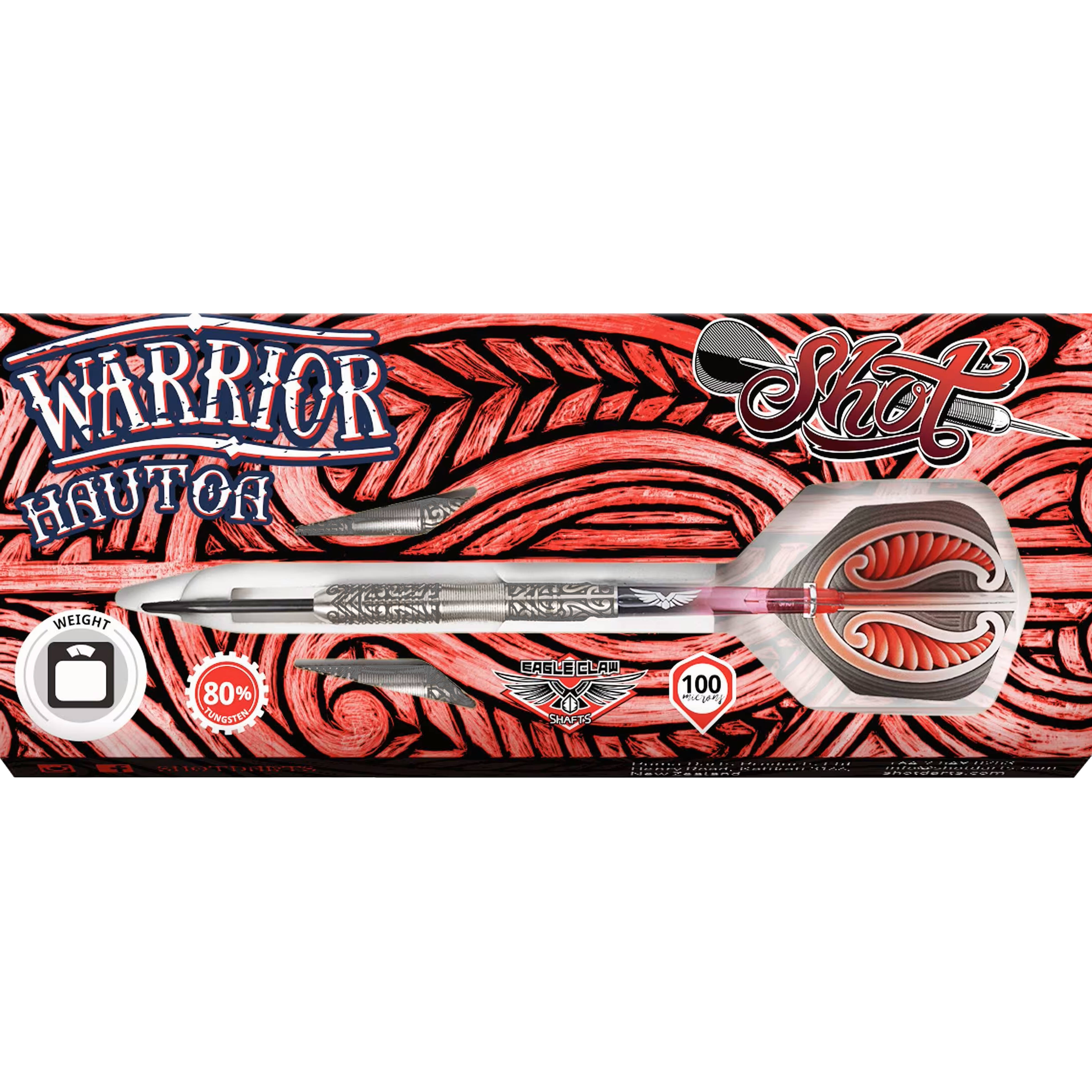 Shot-Warrior-Hautoa-Steeldart-Verpackung Shot - Warrior Hautoa - Steeldart