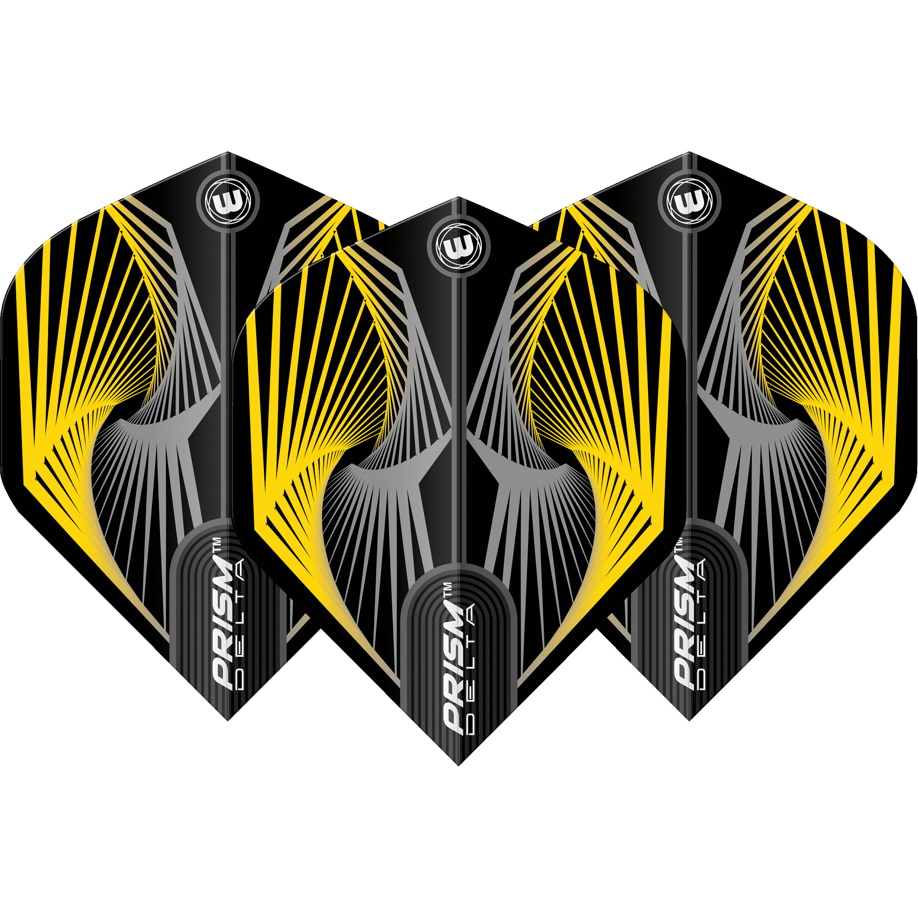 Winmau-Prism-Zeta-Wing-Flight-Standard-Gelb Winmau - Prism Zeta Wing Flight - Standard