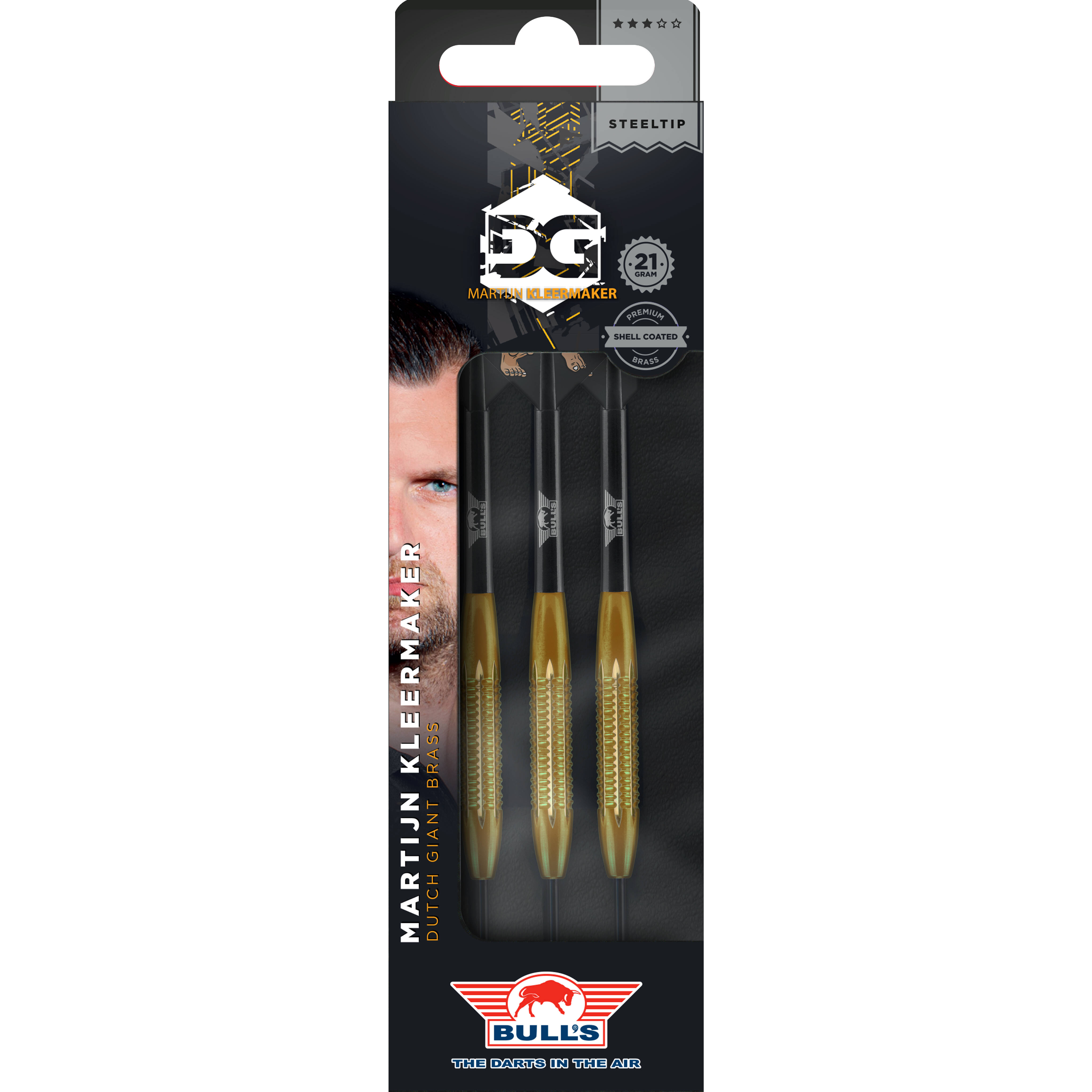 Bull-s-NL-Martijn-Kleermaker-Brass-Steeldart-Verpackung Bull's NL - Martijn Kleermaker Brass - Steeldart