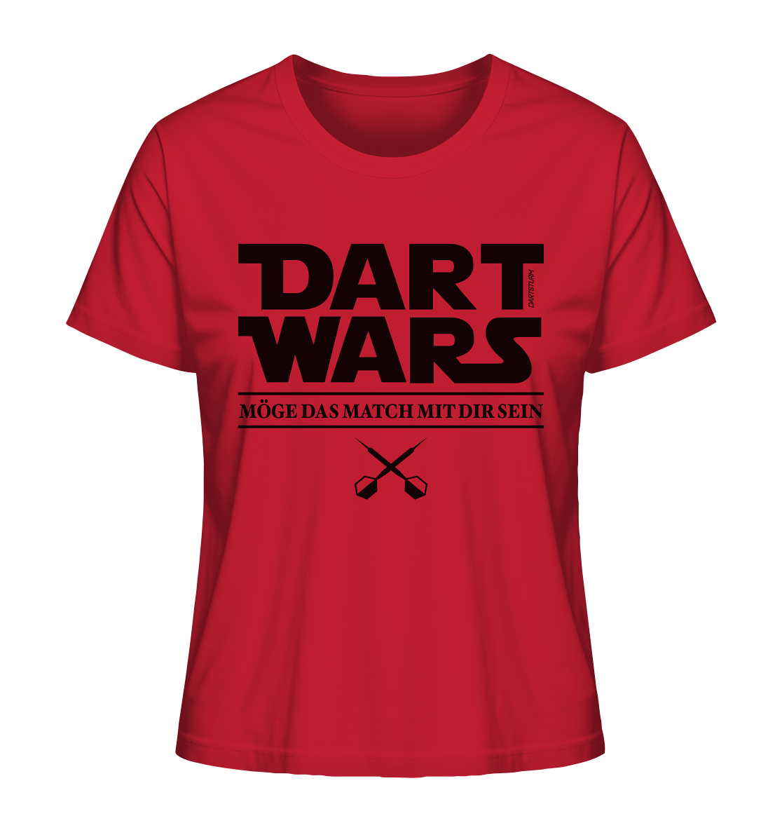 DartSturm - Dart Wars Schwarz - Ladies Organic Shirt