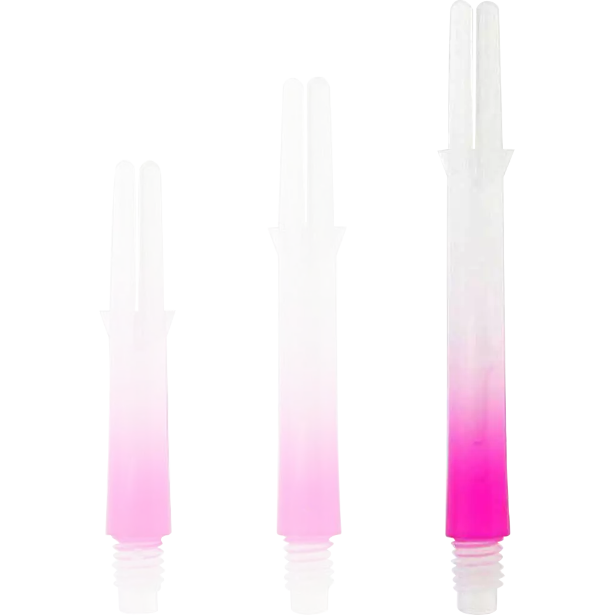 L-Style - L-Shaft Lock Straight TwoTone - Weiß Klar Pink