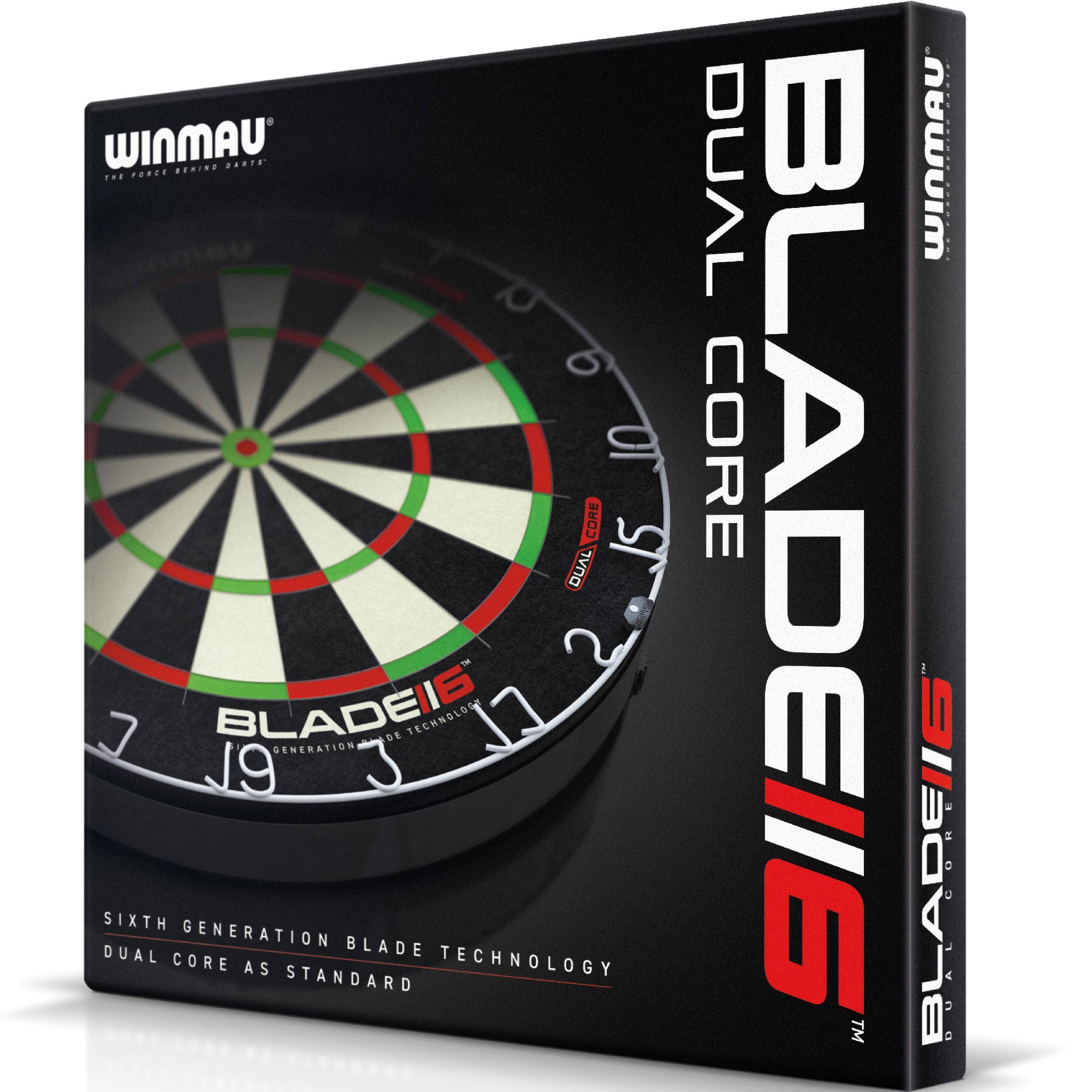 Winmau-Blade-6-Dualcore-Dartboard-Verpackung-Dynamisch Winmau - Blade 6 Dual Core Dartboard