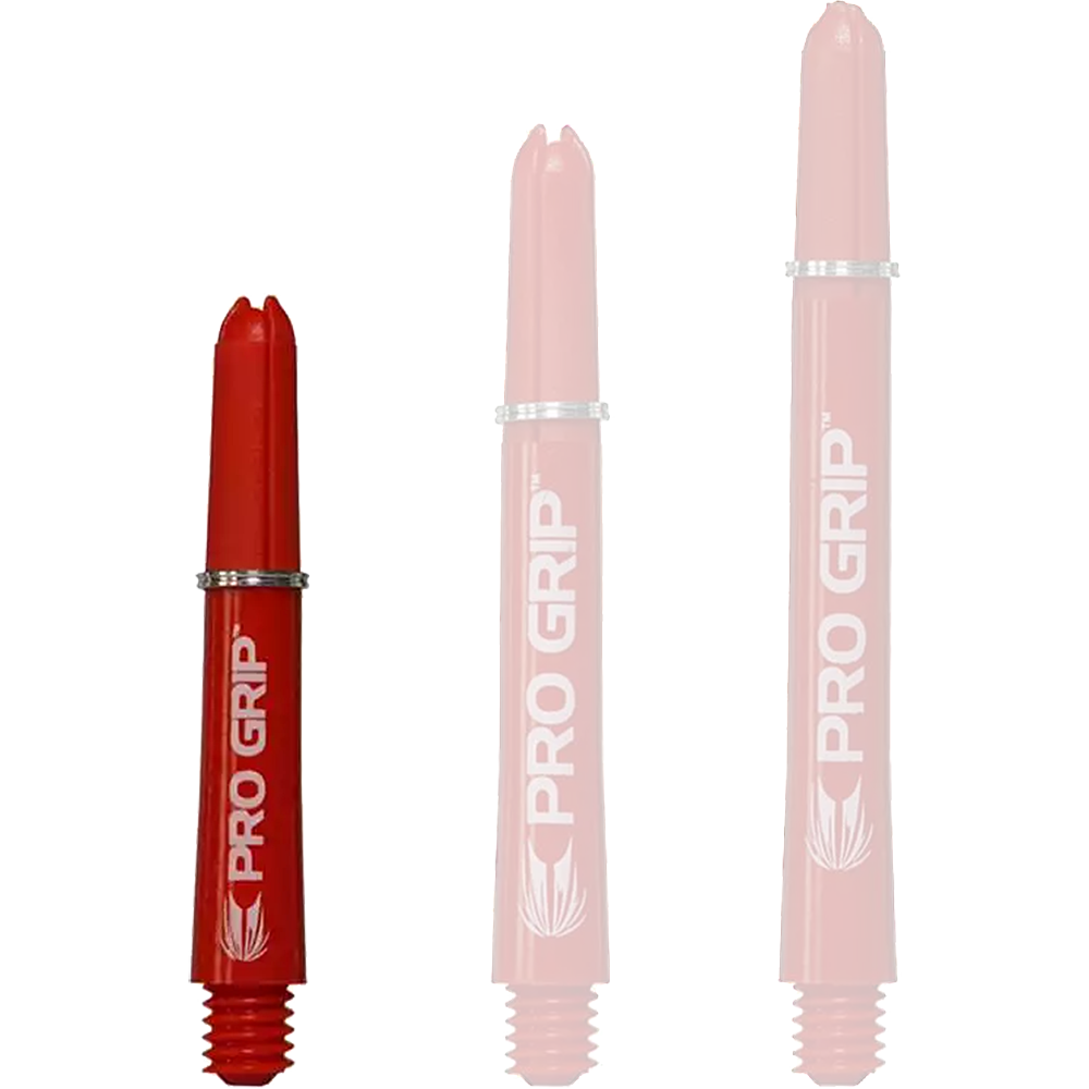 Target - Pro Grip Shaft 3er Set - Rot Target - Pro Grip Shaft 3er Set - Rot