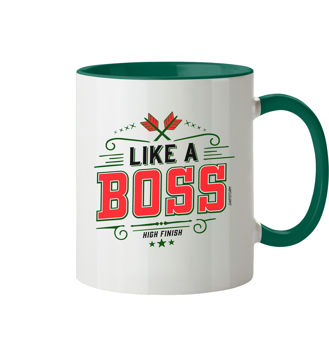 DartSturm - Like a Boss Red - Tasse zweifarbig