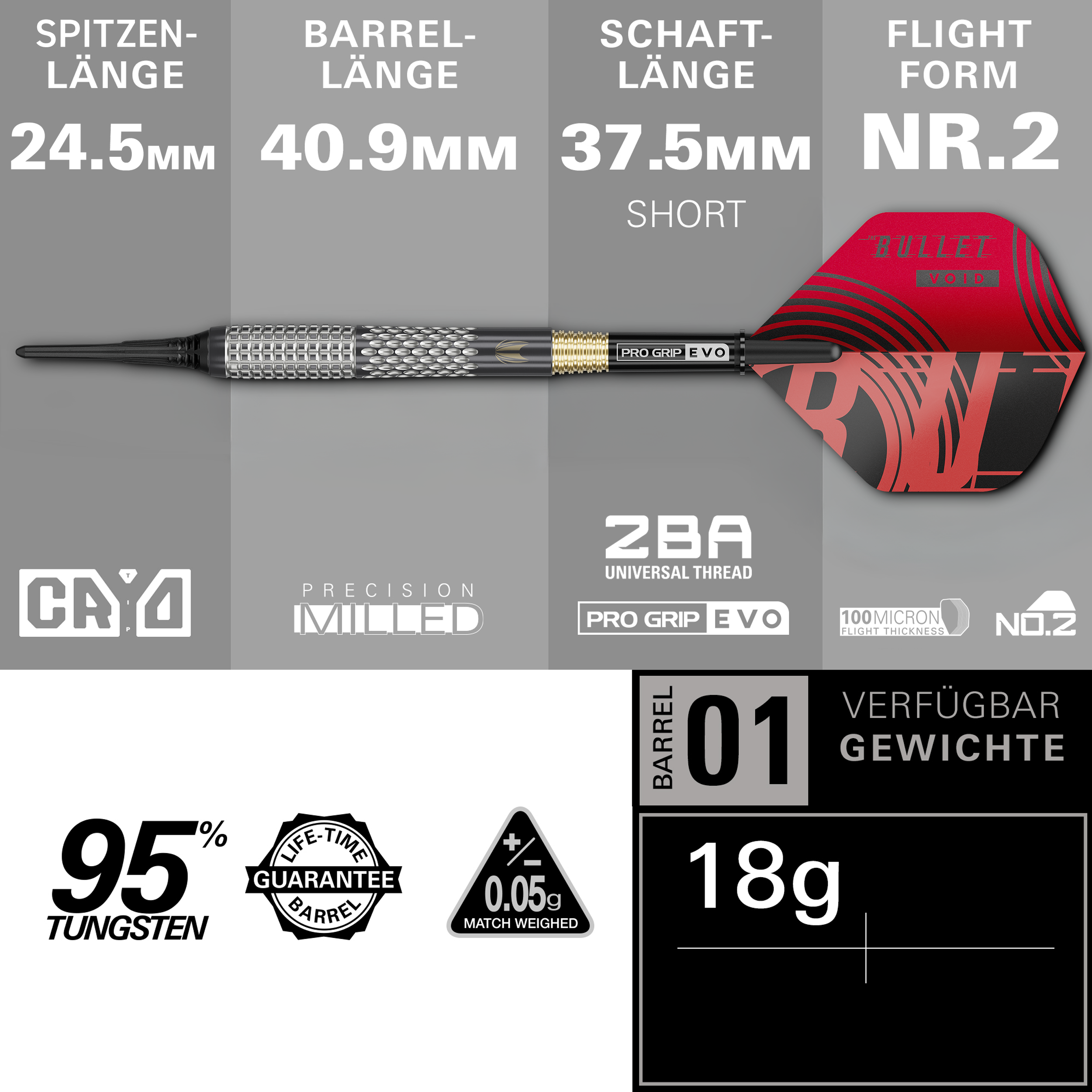 Target - Stephen Bunting GEN 5 Void - Softdart