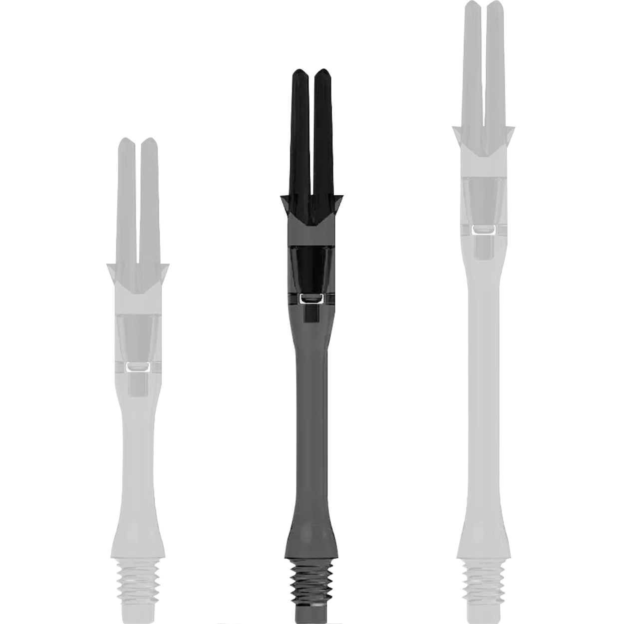 L-Style - L-Shaft Silent Slim Spinner - Schwarz Klar L-Style - L-Shaft Silent Slim Spinner - Schwarz Klar