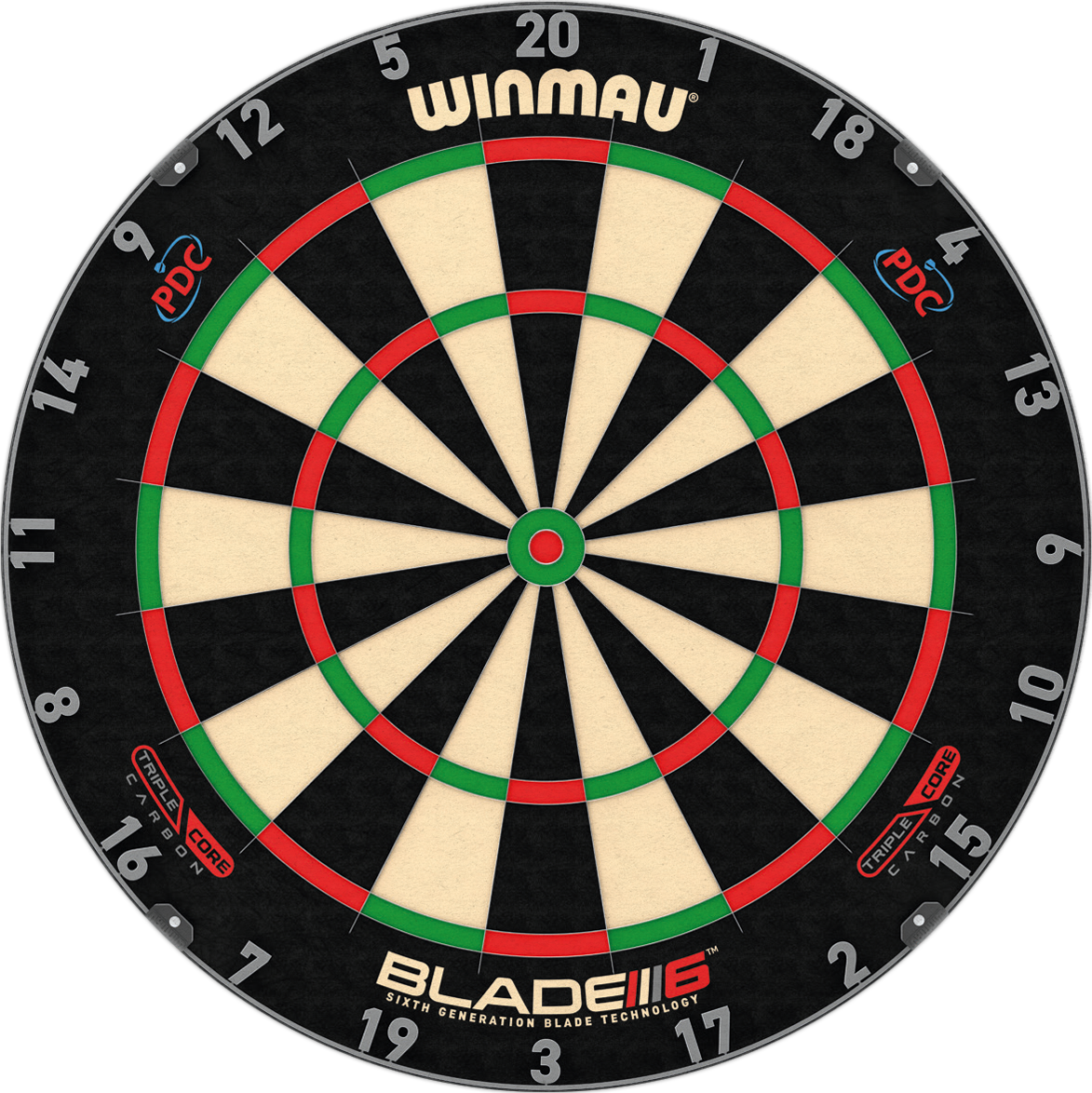 DartSturm - Blade 6 PDC Getränkeuntersetzer 