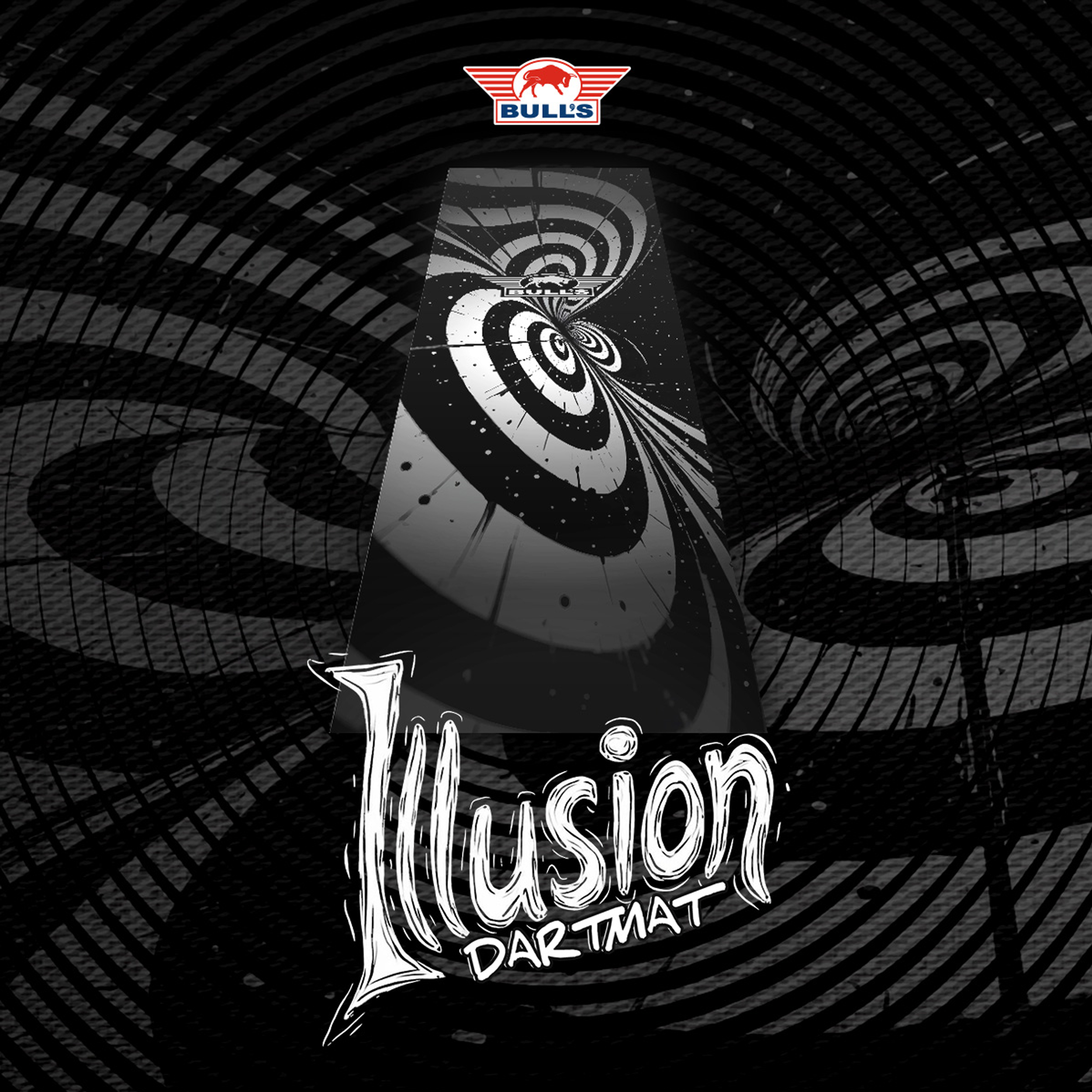 Bull's NL - Illusion Carpet Dartmatte - 241x55cm