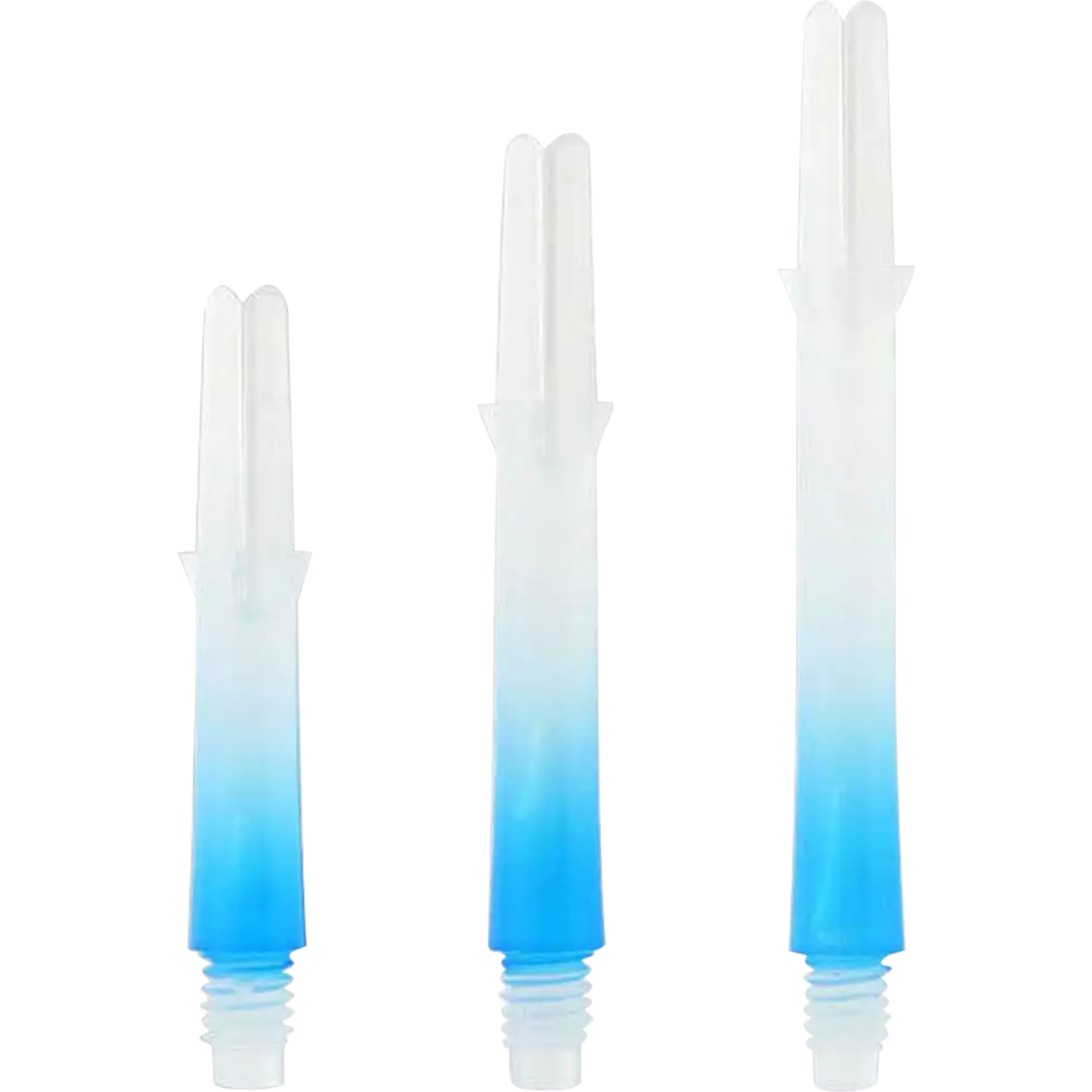 L-Style - L-Shaft Lock Straight TwoTone - Weiß Klar Blau L-Style - L-Shaft Lock Straight TwoTone - Weiß Klar Blau