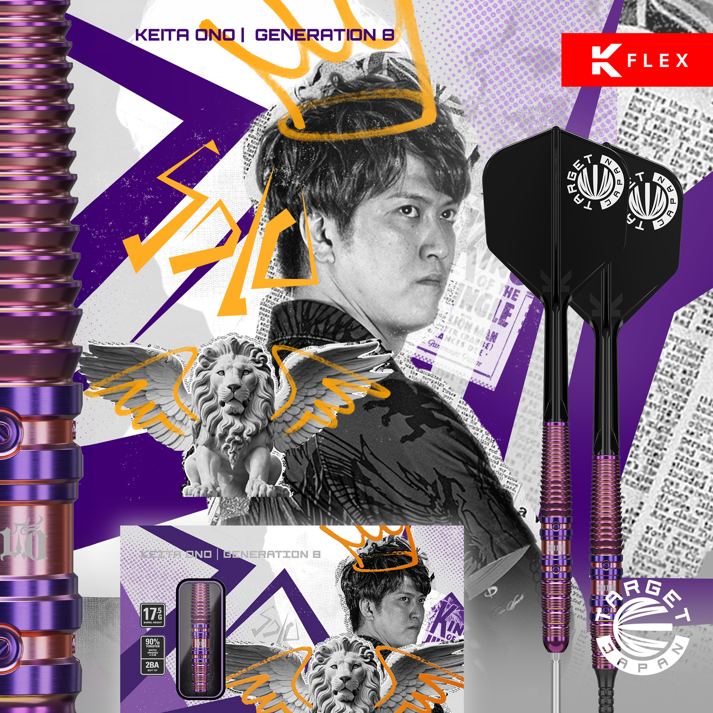Target Japan - Keita Ono GEN 8 - Softdart Target Japan - Keita Ono GEN 8 - Softdart
