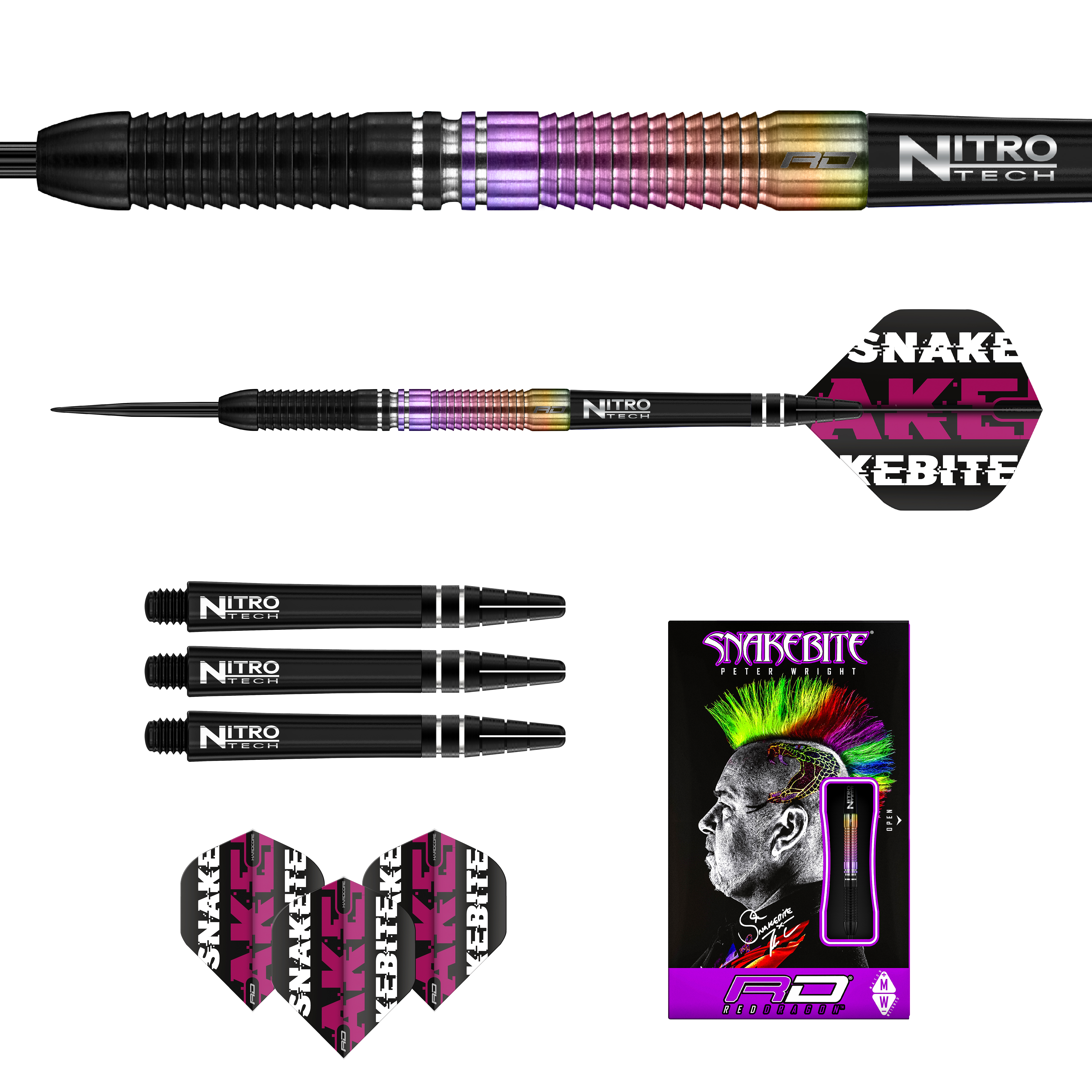 Red-Dragon-Peter-Wright-World-Champion-2020-Steeldart-Lieferumfang Red Dragon - Peter Wright World Champion 2020 - Steeldart