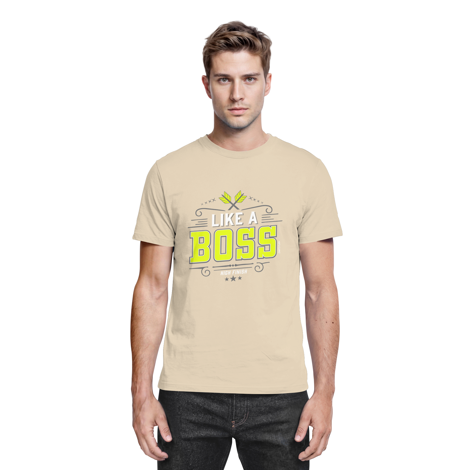 DartSturm - Like a Boss Yellow - Premium Shirt