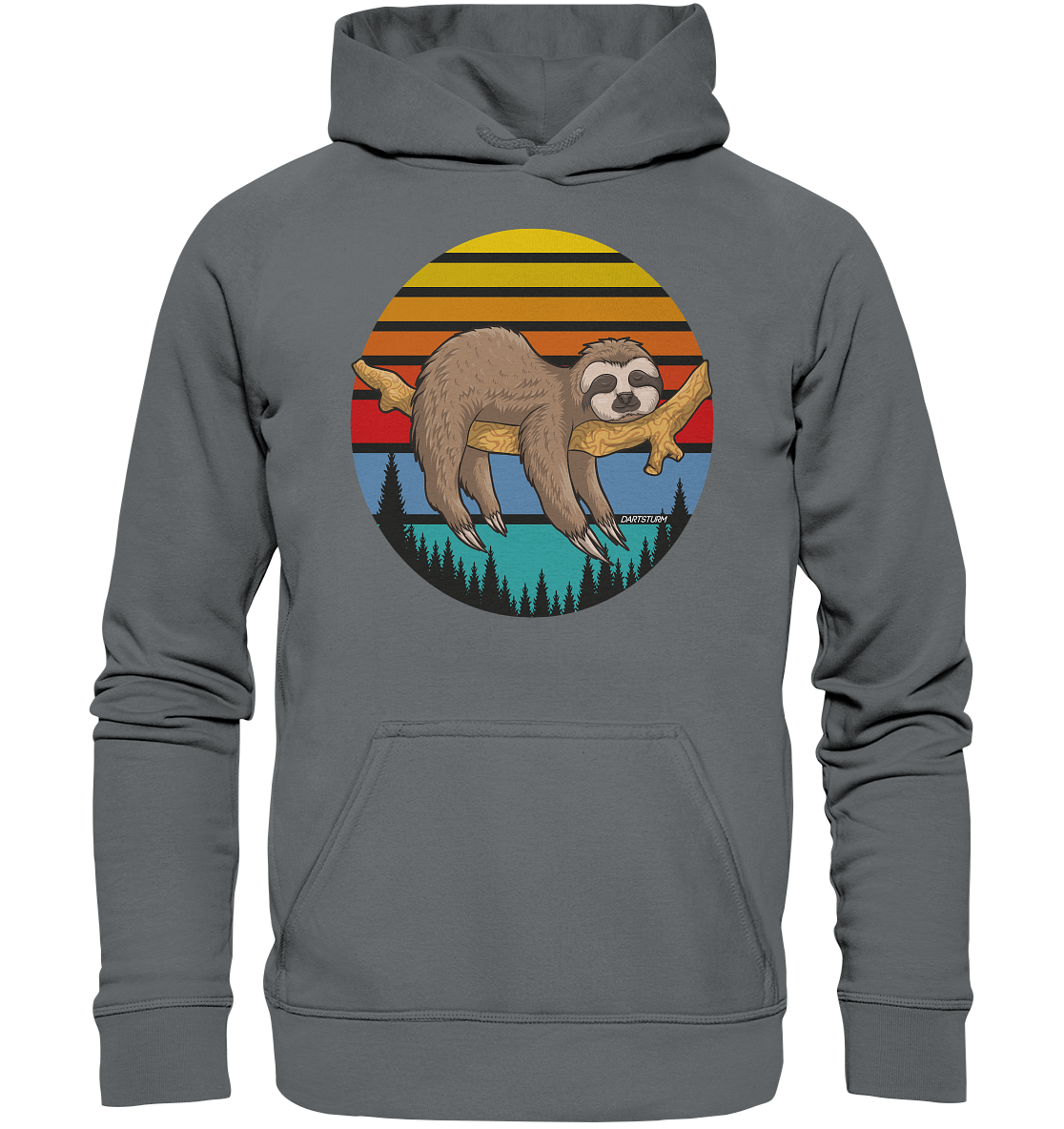 DartSturm - Lazy Sloth - Basic Unisex Hoodie