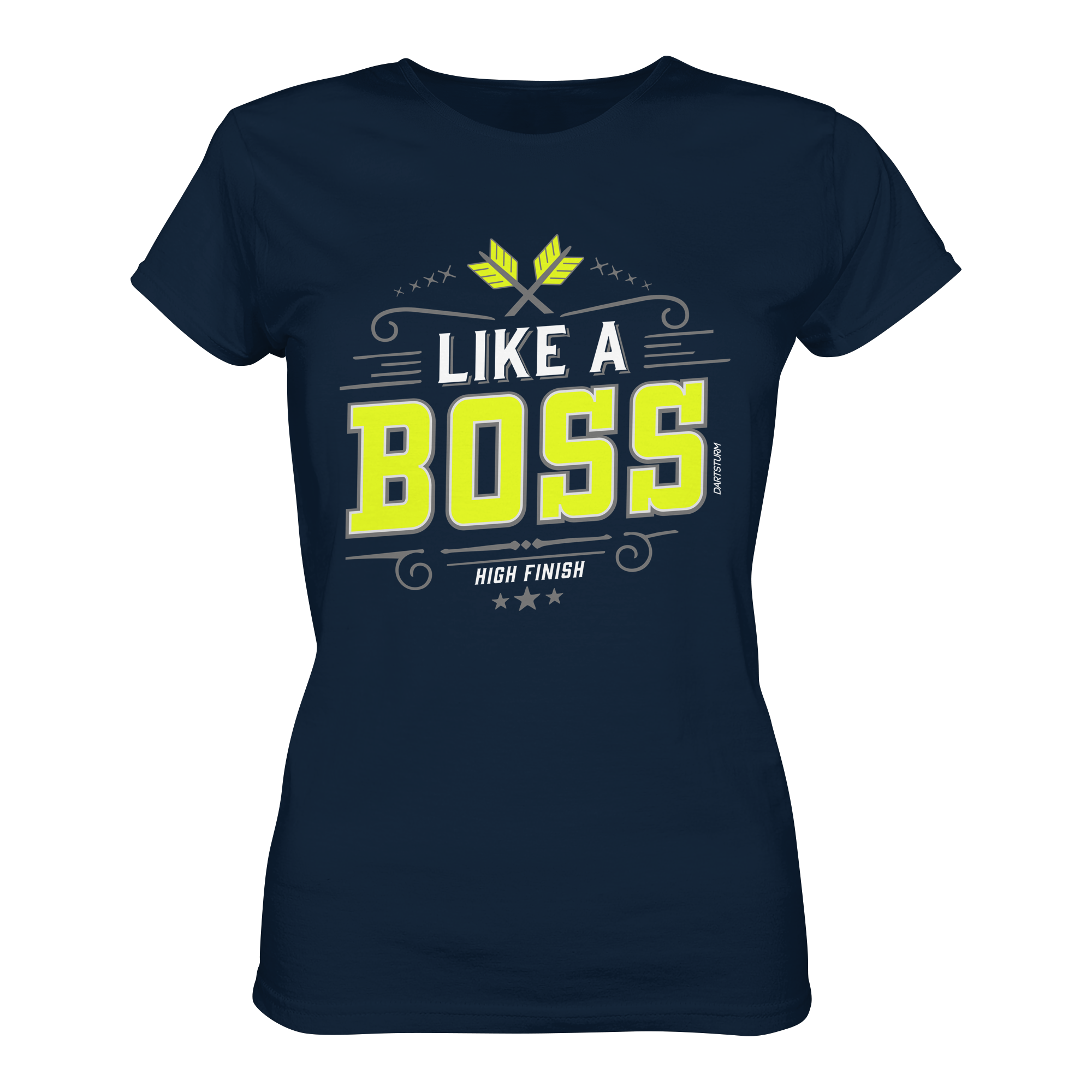 DartSturm - Like a Boss Yellow - Ladies Premium Shirt DartSturm - Like a Boss Yellow - Ladies Premium Shirt