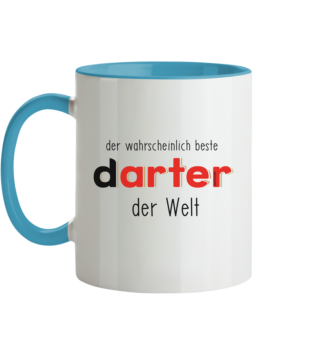 DartSturm - Der wahrscheinlich beste darter der Welt Schwarz - Tasse zweifarbig DartSturm - Der wahrscheinlich beste darter der Welt Schwarz - Tasse zweifarbig