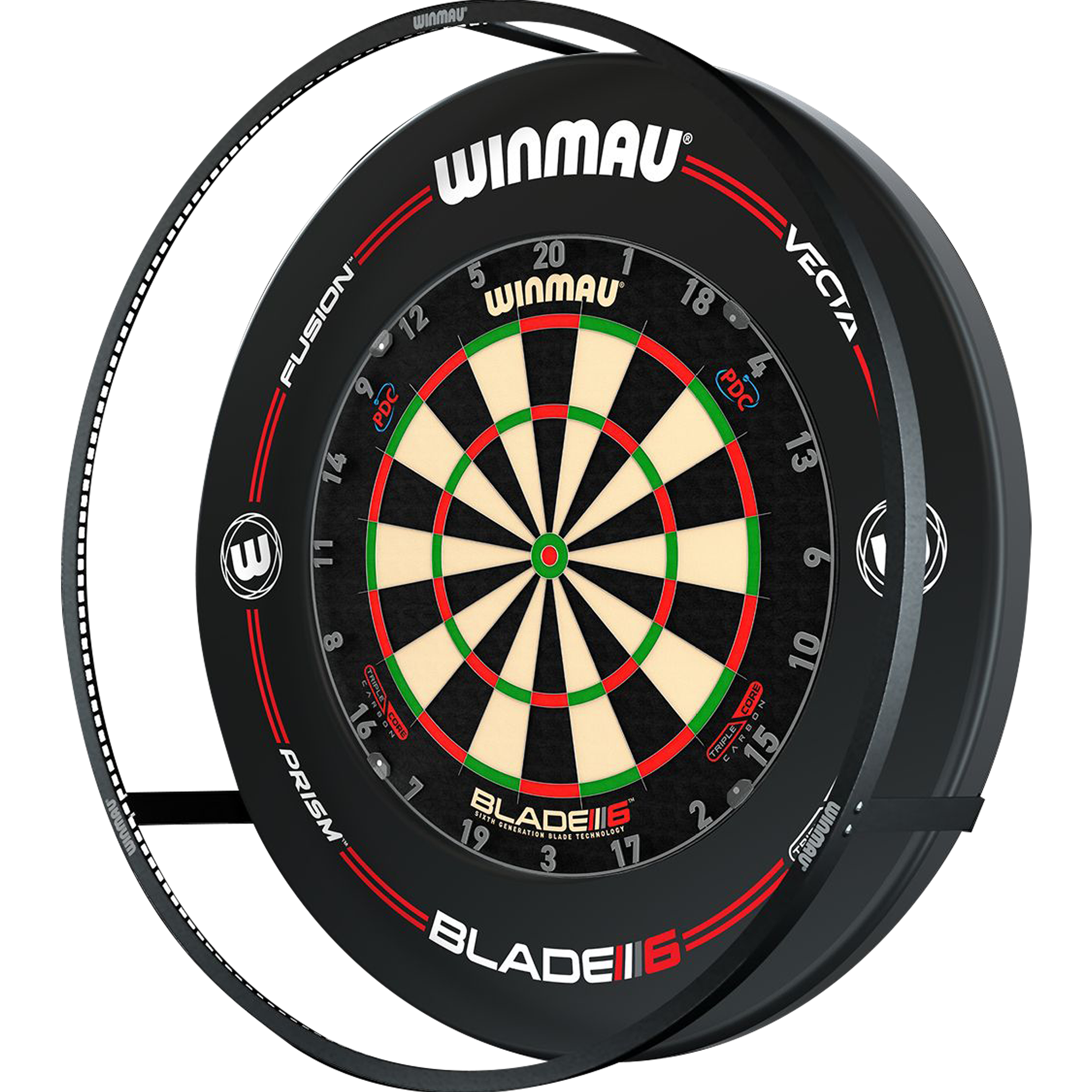Winmau - Plasma LED Dartboardbeleuchtung Surround Bundle