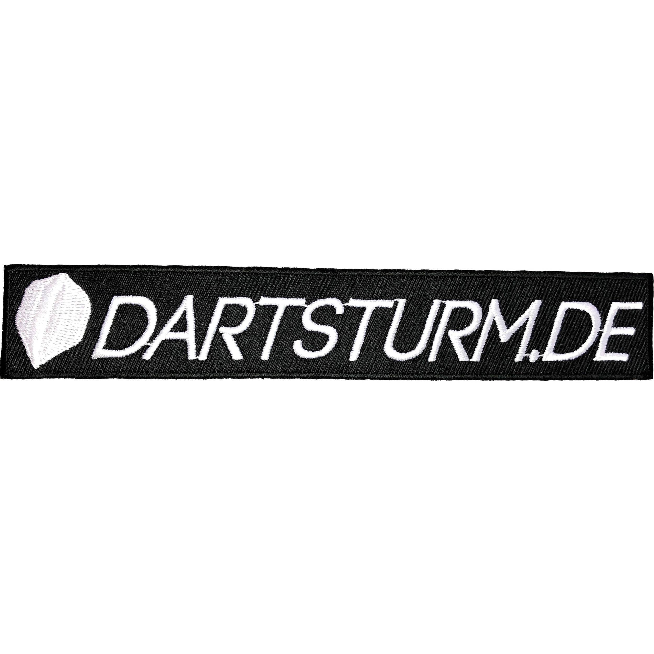 DartSturm-de-Aufbugler-Schwarz DartSturm.de - Sponsorenbadge zum Aufbügeln