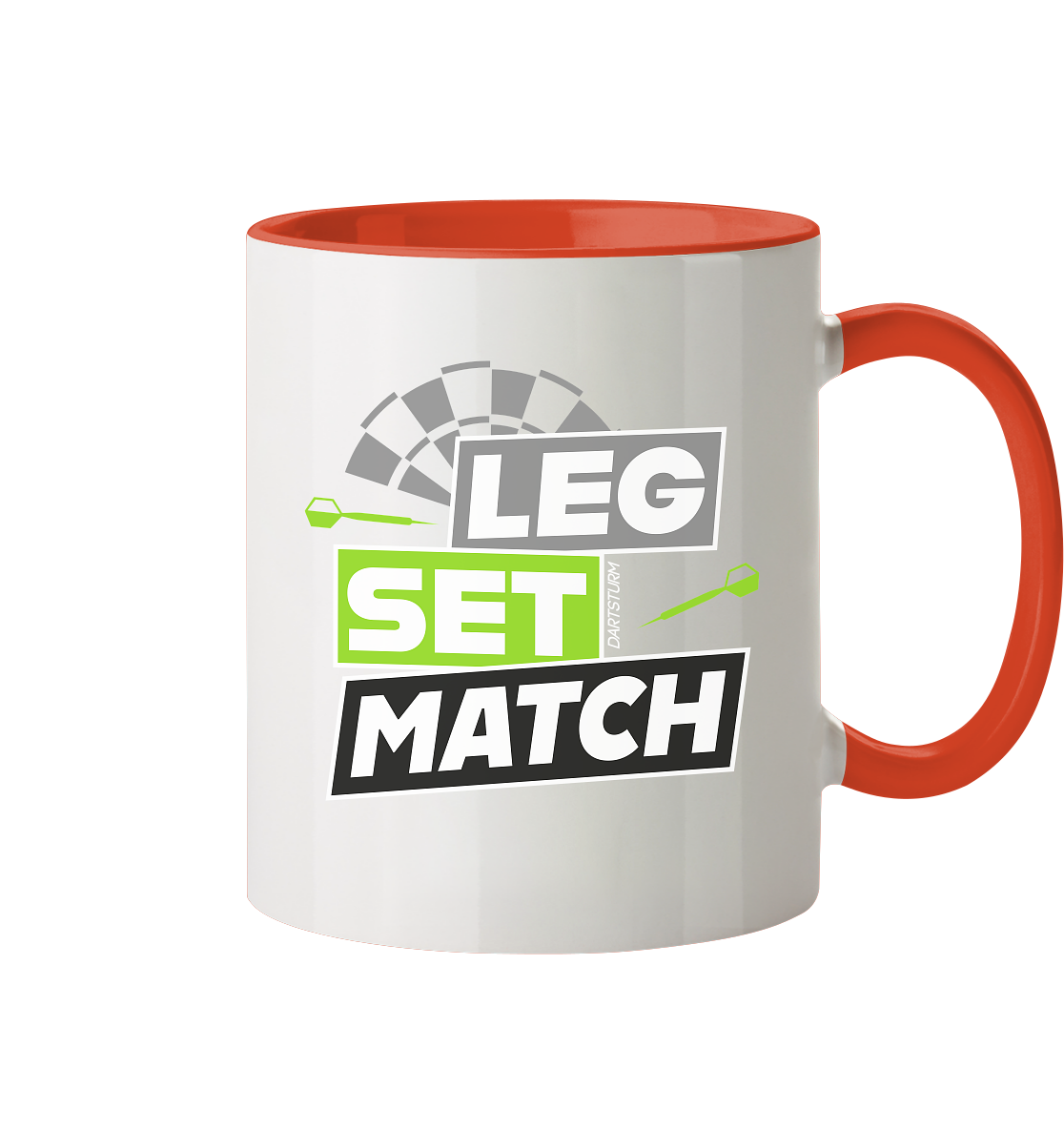 DartSturm - Leg Set Match - Tasse zweifarbig