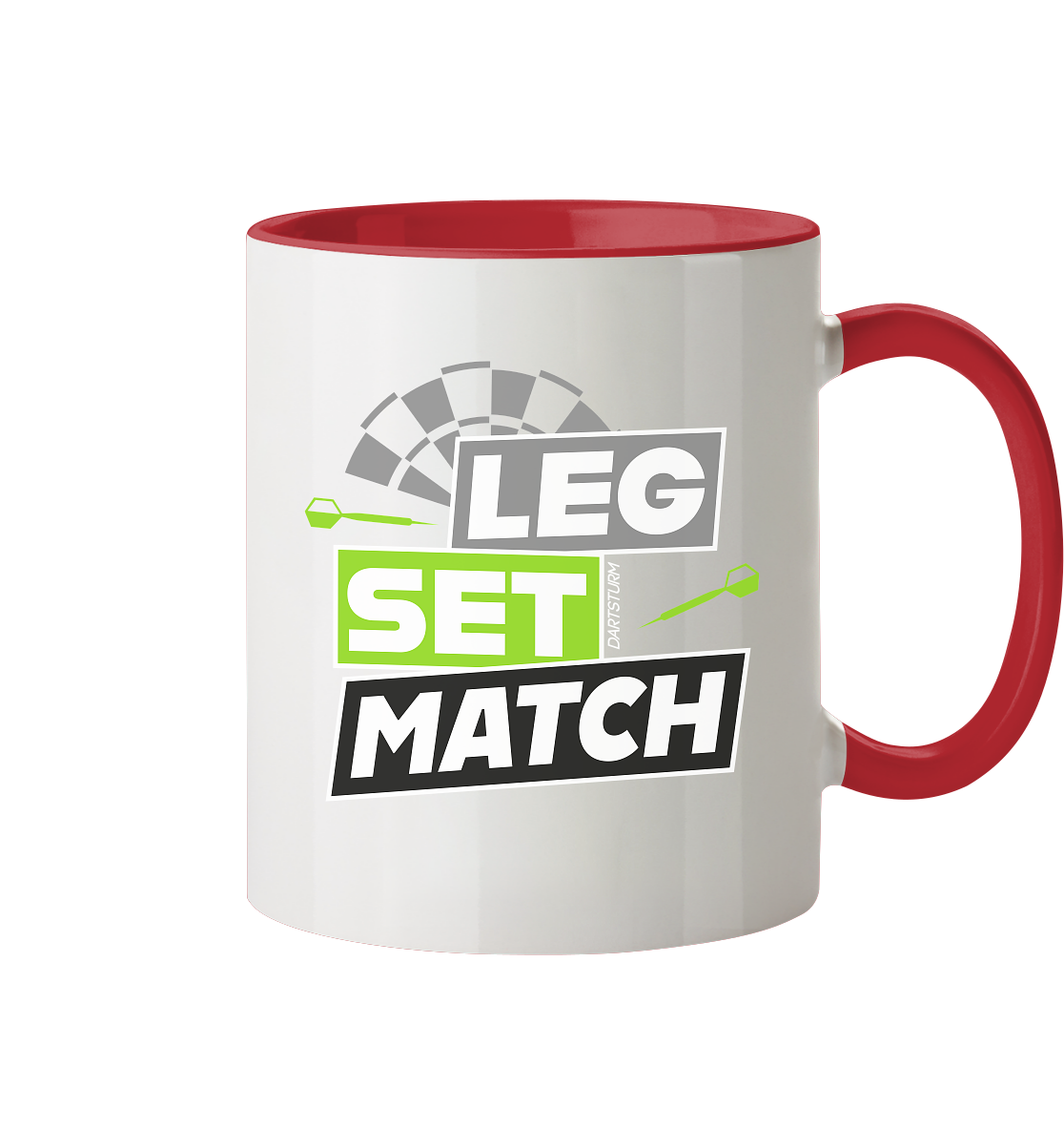 DartSturm - Leg Set Match - Tasse zweifarbig