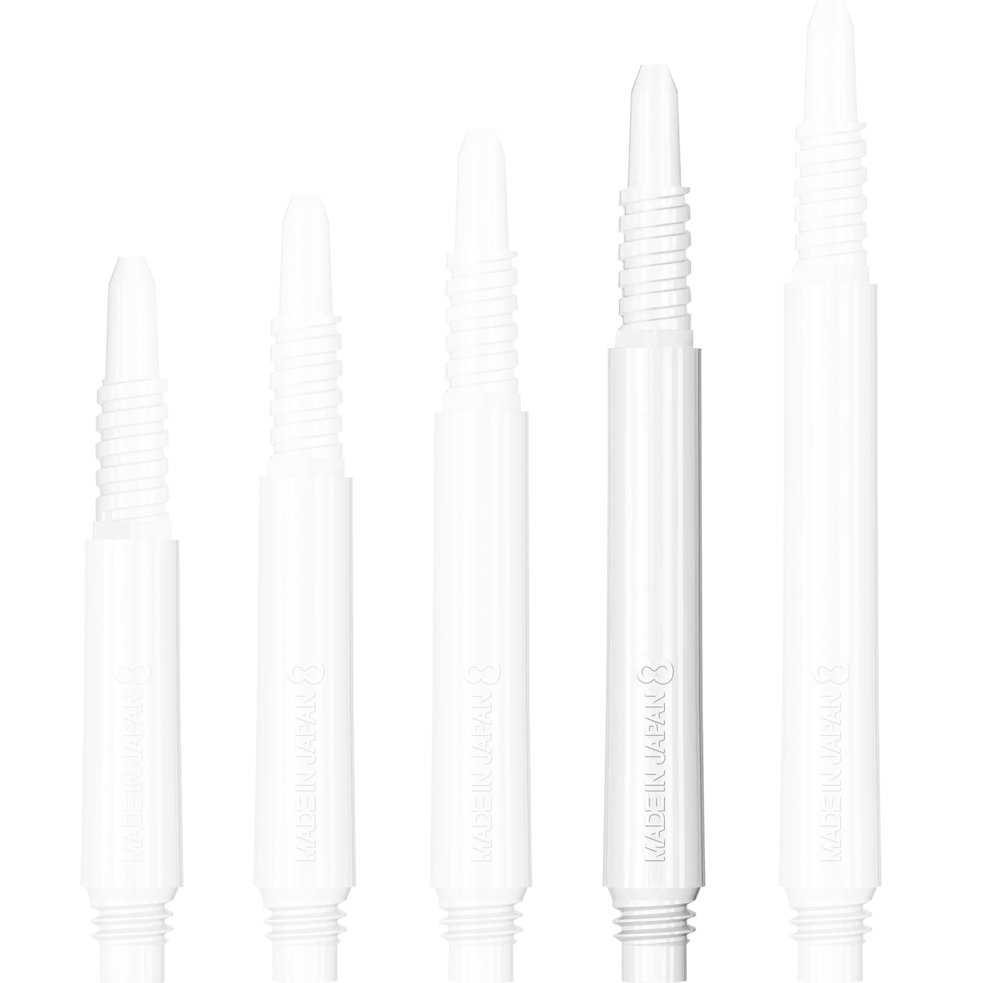 8 Flight - Regular Fixed Shaft - Weiß 8 Flight - Regular Fixed Shaft - Weiß