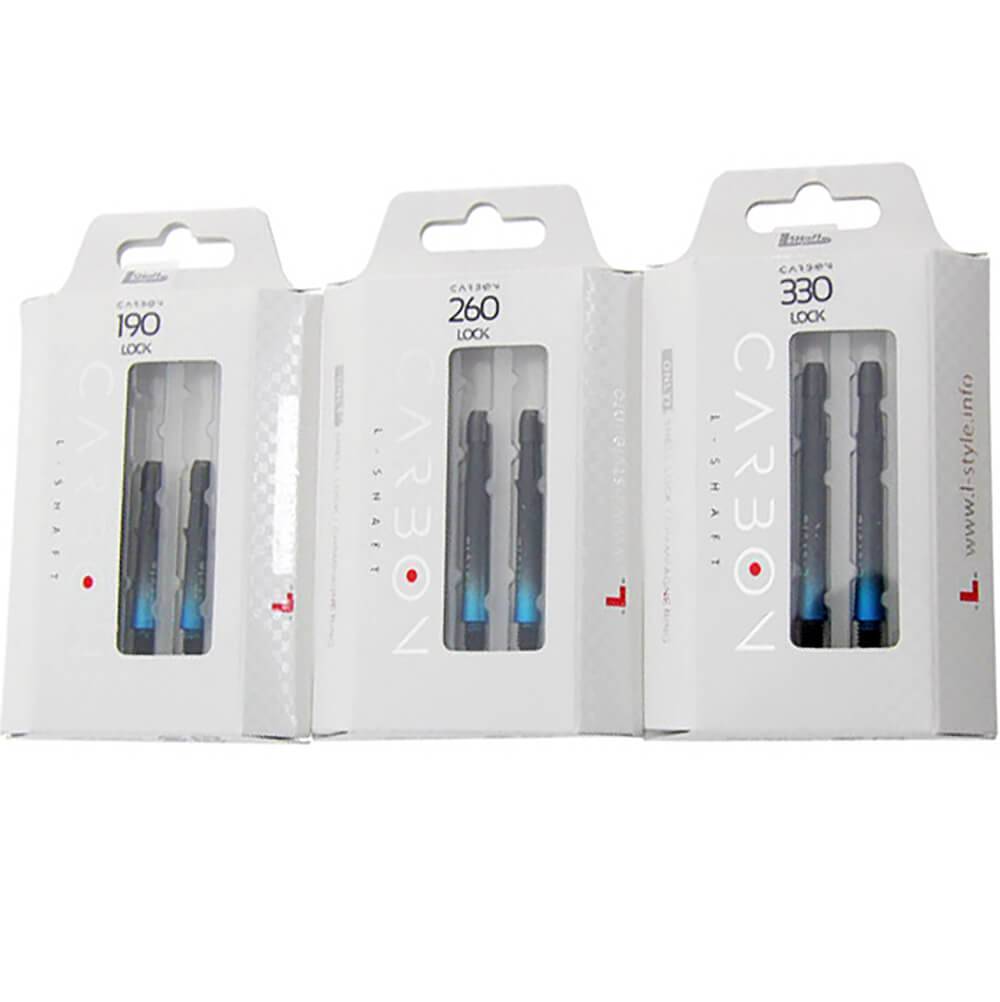 L-Style-Carbon-Lock-Straight-TwoTone-Blau-Verpackung L-Style - Carbon L-Shaft Lock Straight TwoTone - Blau