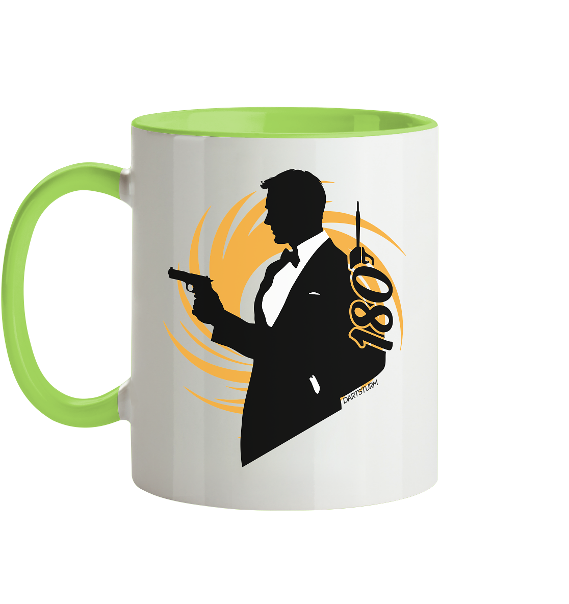 DartSturm - Dart Agent - Tasse zweifarbig DartSturm - Dart Agent - Tasse zweifarbig
