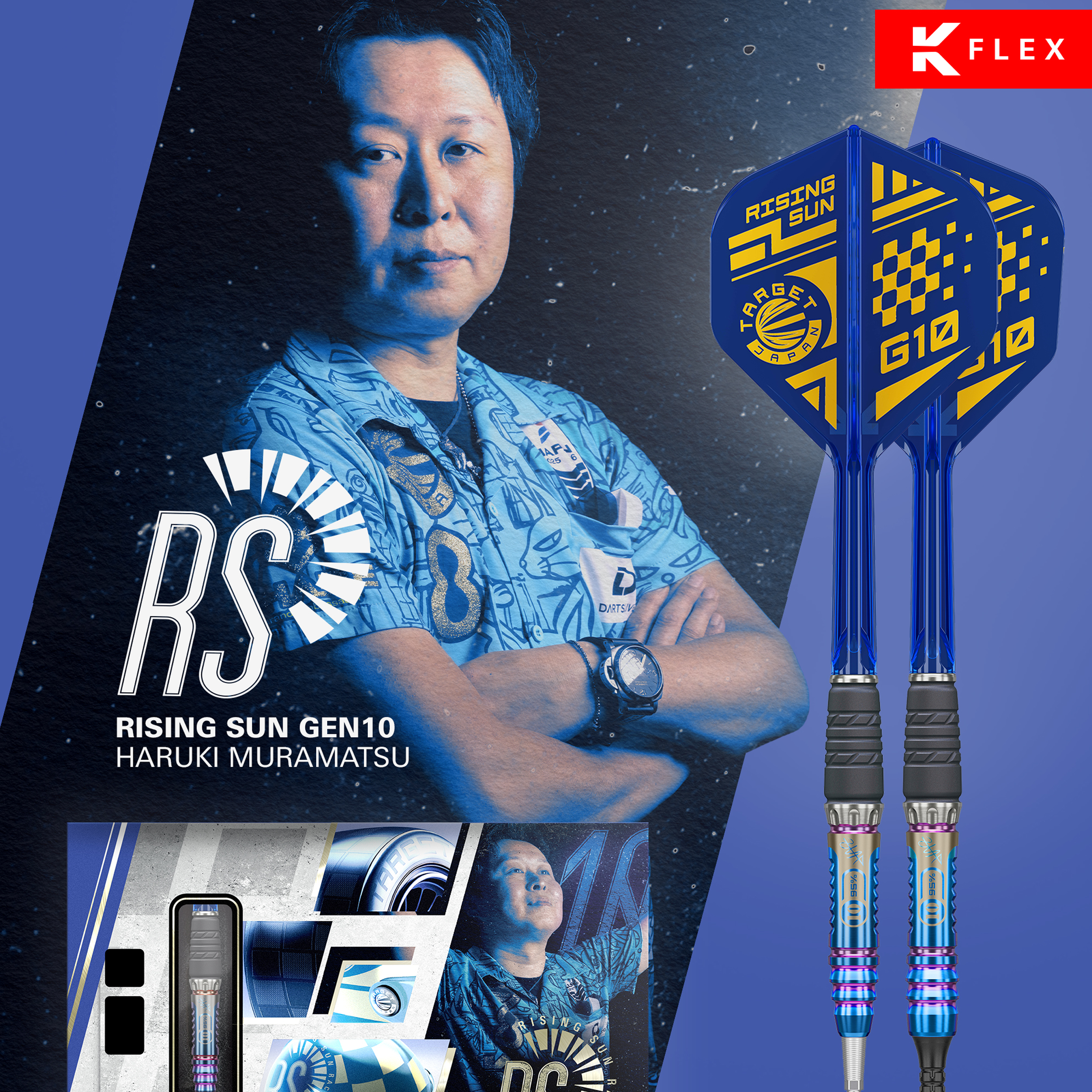 Target Japan - Haruki Muramatsu GEN 10 - Steeldart