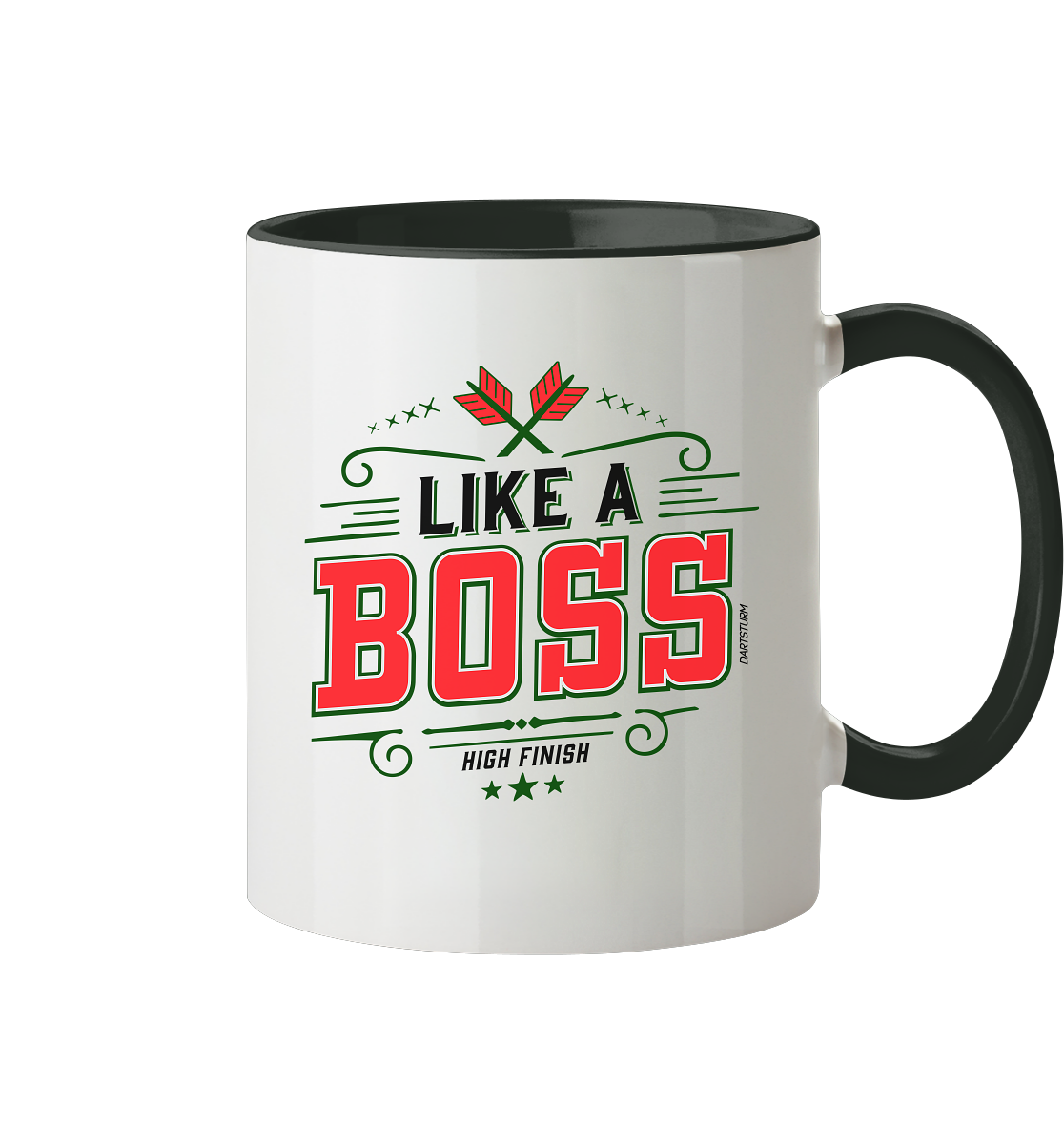 DartSturm - Like a Boss Red - Tasse zweifarbig DartSturm - Like a Boss Red - Tasse zweifarbig