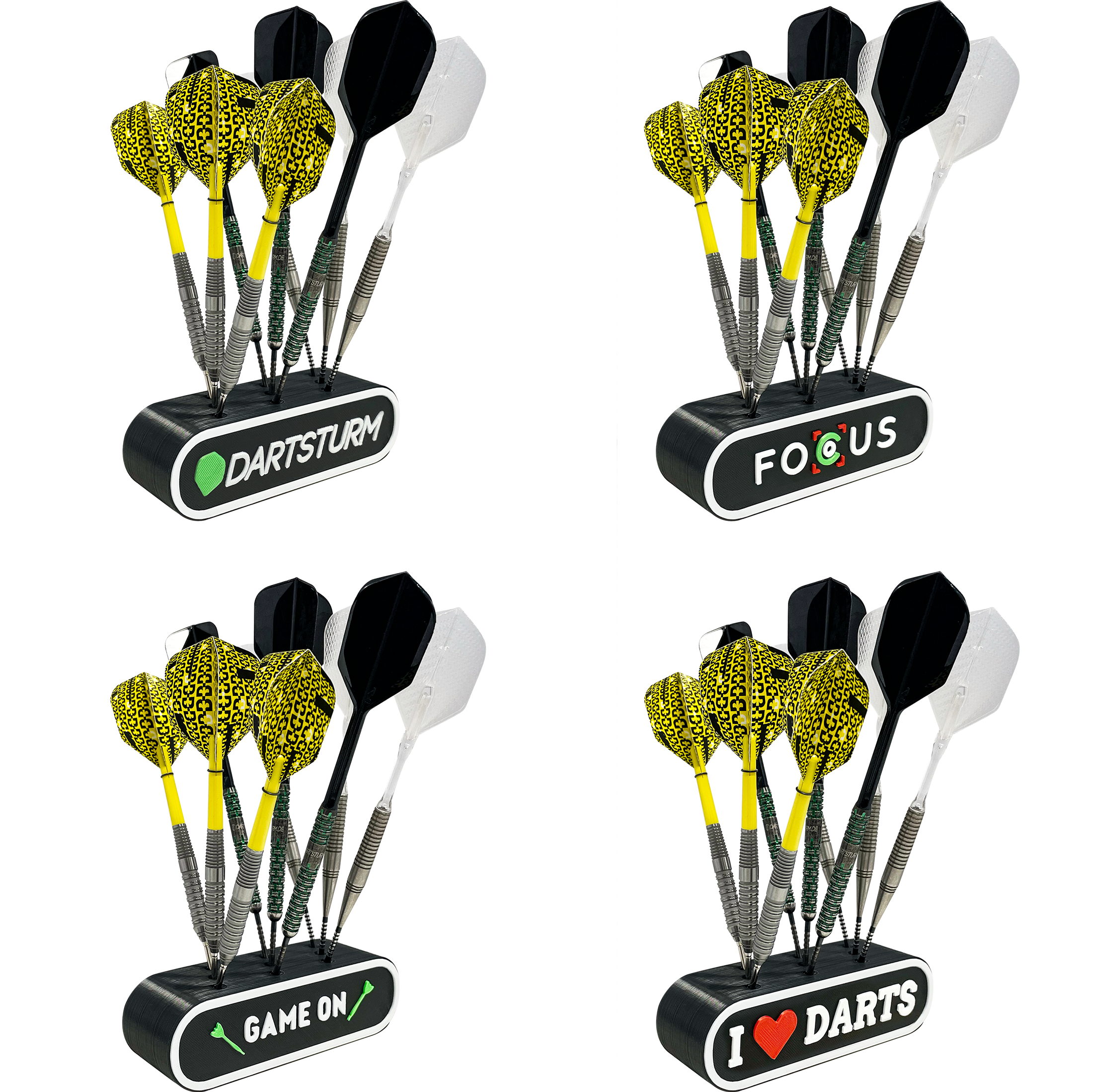 DartSturm - 3D Statement Dartständer - 9-Fach DartSturm - 3D Statement Dartständer - 9-Fach