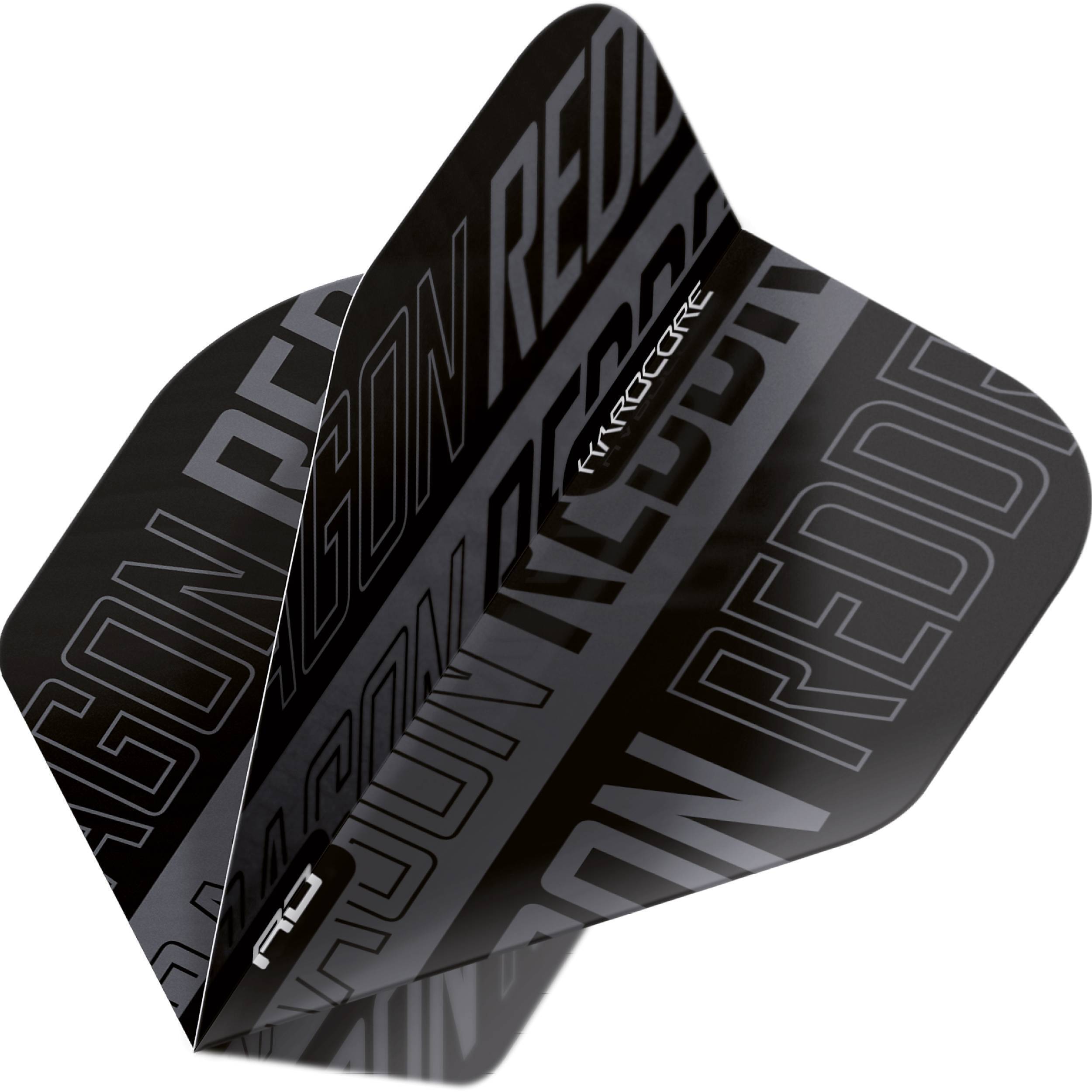 Red-Dragon-Hardcore-XT-Logo-Flight-Standard-Schwarz-Dynamisch Red Dragon - Hardcore XT Logo Cut Flight - Standard