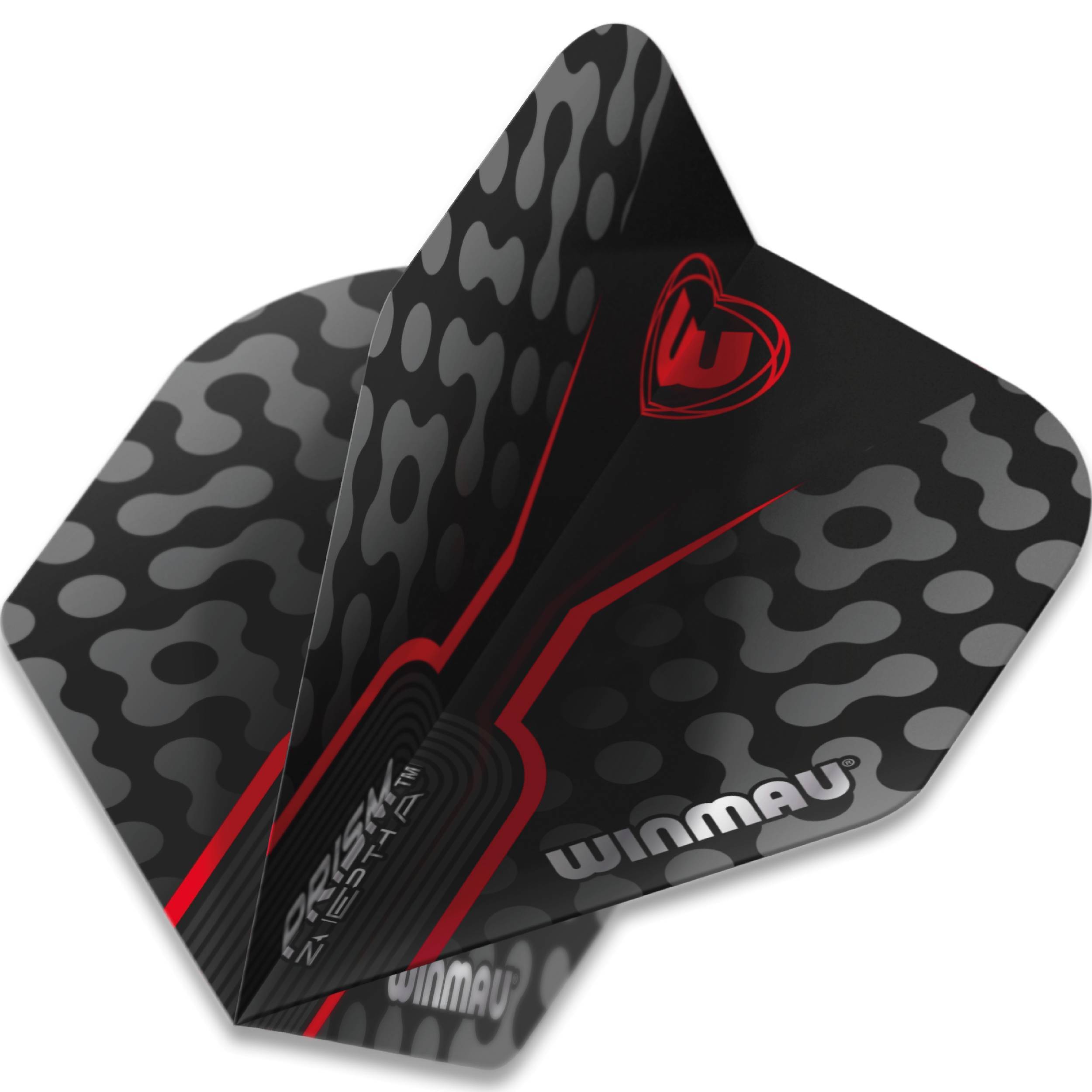Winmau-Prism-Zeta-Chain-Flight-Standard-Schwarz-Dynamisch Winmau - Prism Zeta Chain Flight - Standard